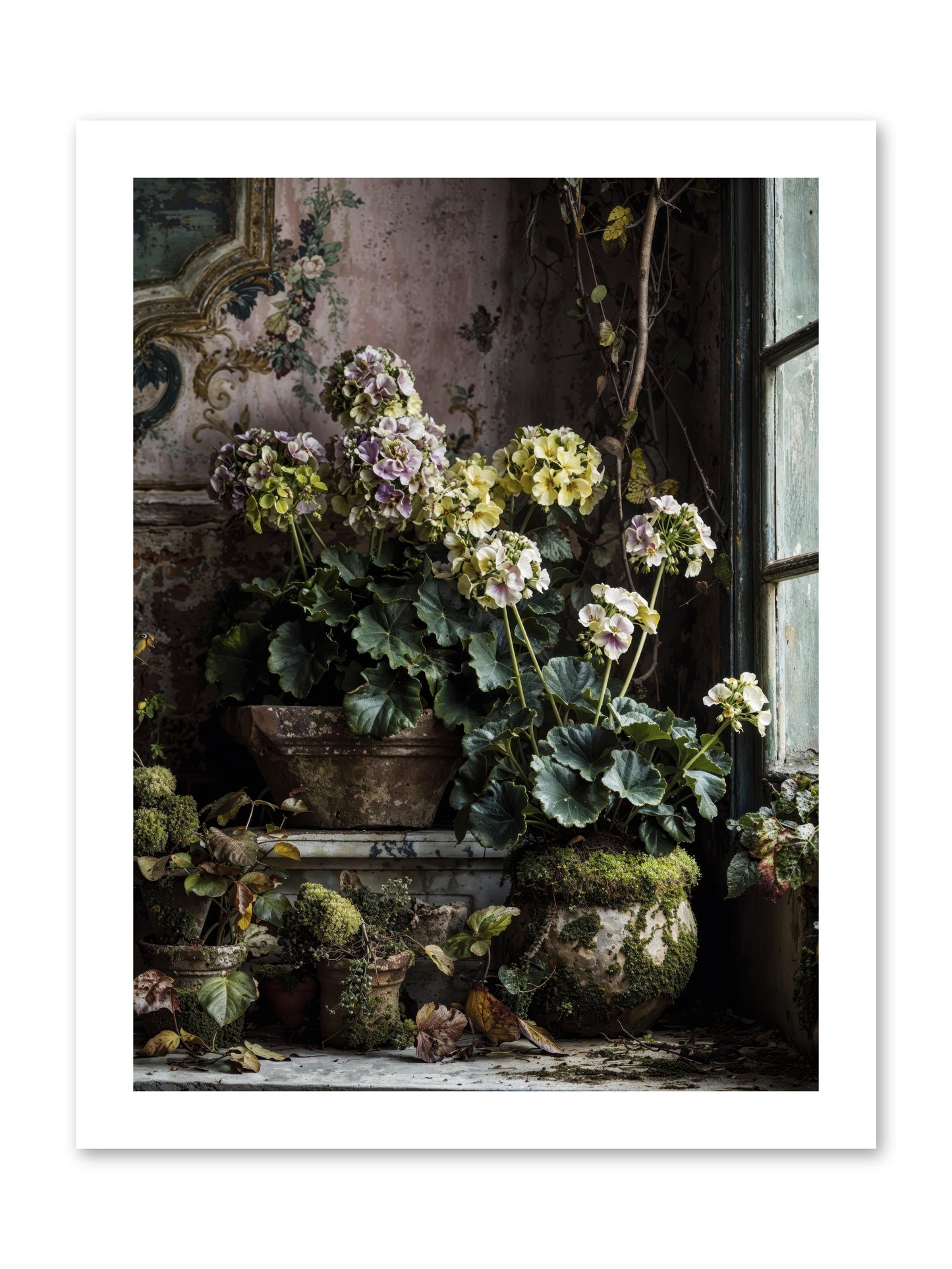 Light's sweet goodbye -- Loose Canvas Print 12x16