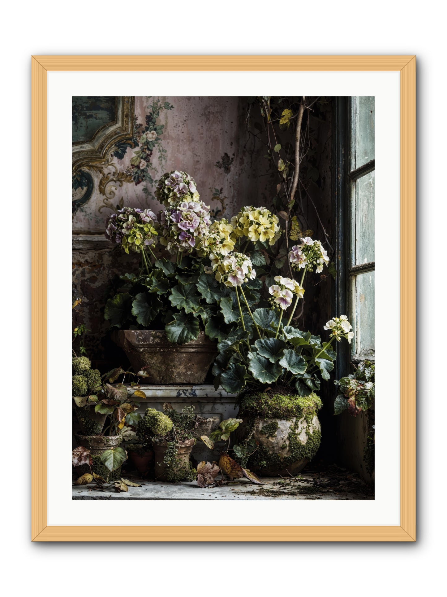 Light's sweet goodbye -- Framed Print - Natural 24x32