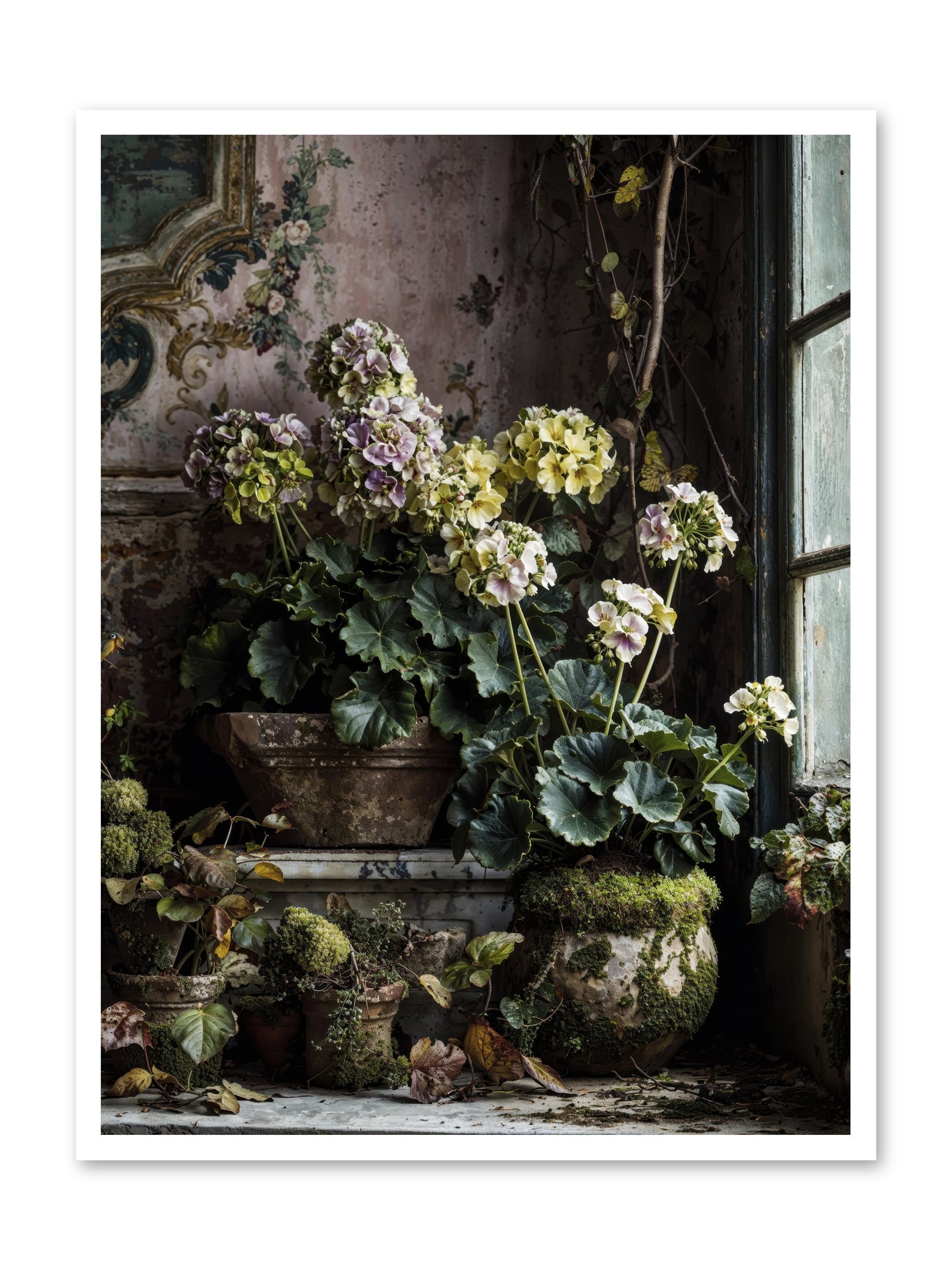 Light's sweet goodbye -- Loose Canvas Print 30x40