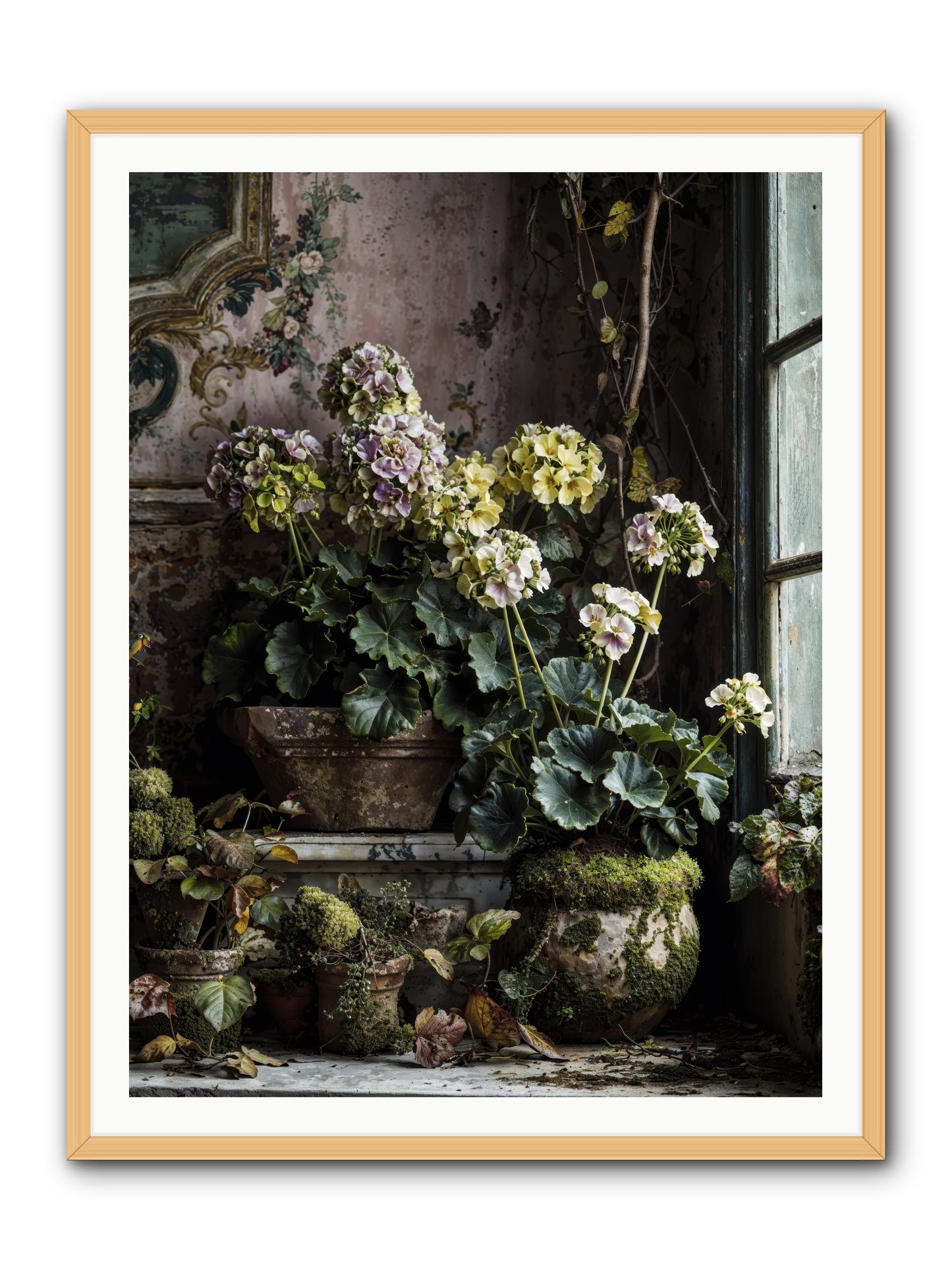 Light's sweet goodbye -- Framed Print - Natural 36x48