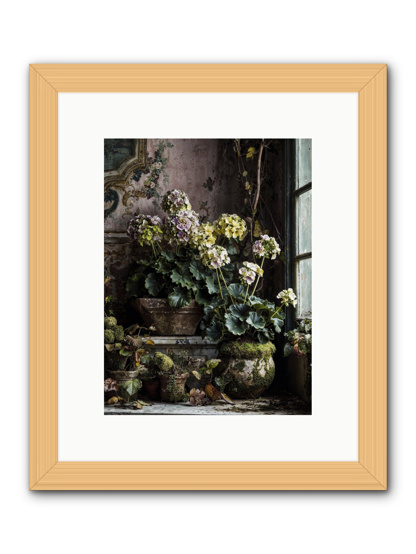 Light's sweet goodbye -- Framed Print - Natural 9x12