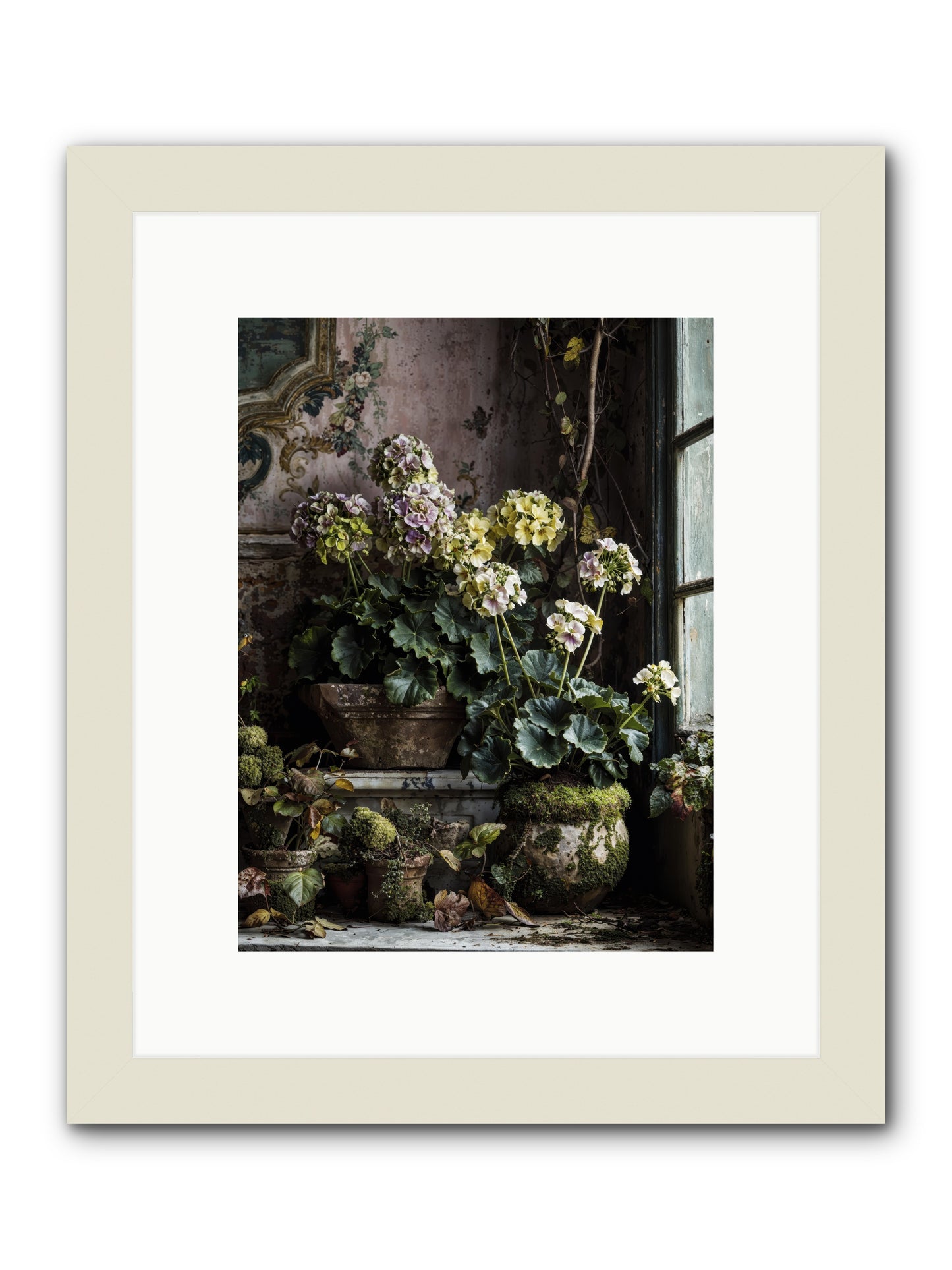 Light's sweet goodbye -- Framed Print - White 9x12
