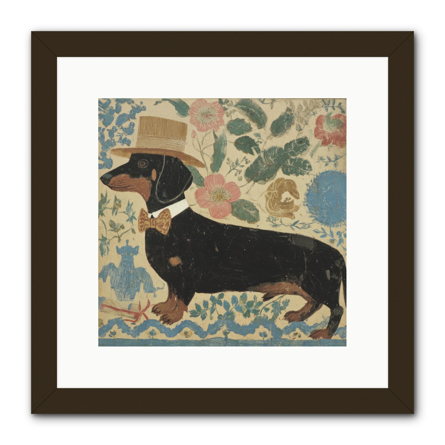 Lilac Boulevard Society -- Framed Print - Black 12x12