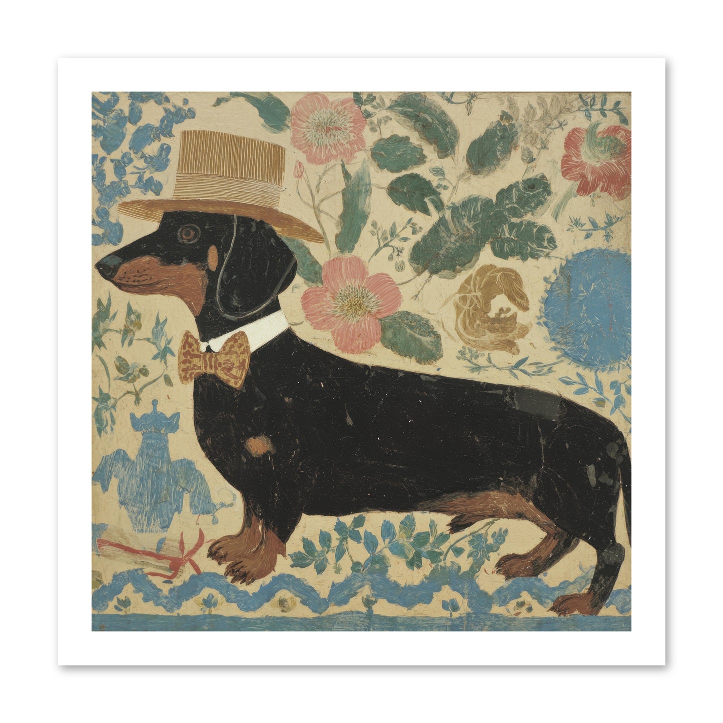 Lilac Boulevard Society -- Loose Canvas Print 16x16