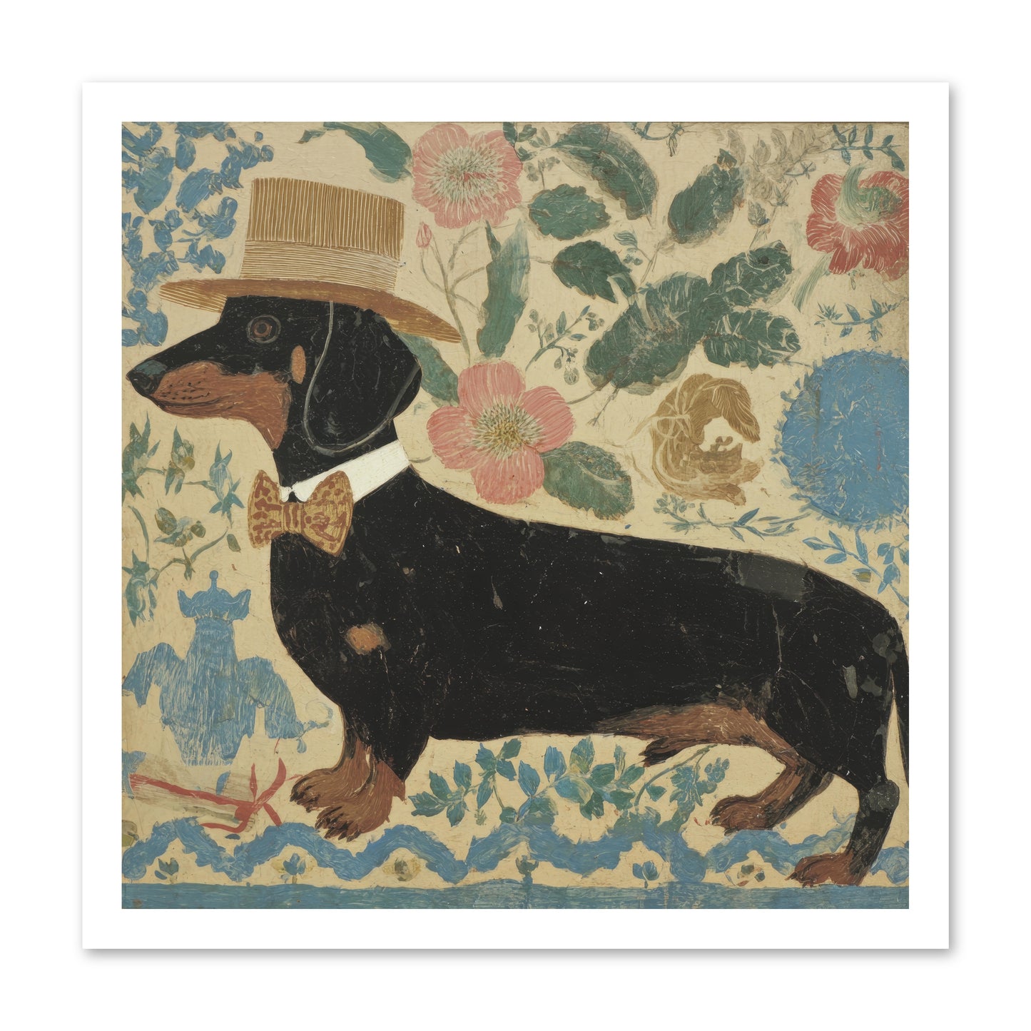 Lilac Boulevard Society -- Loose Canvas Print 20x20