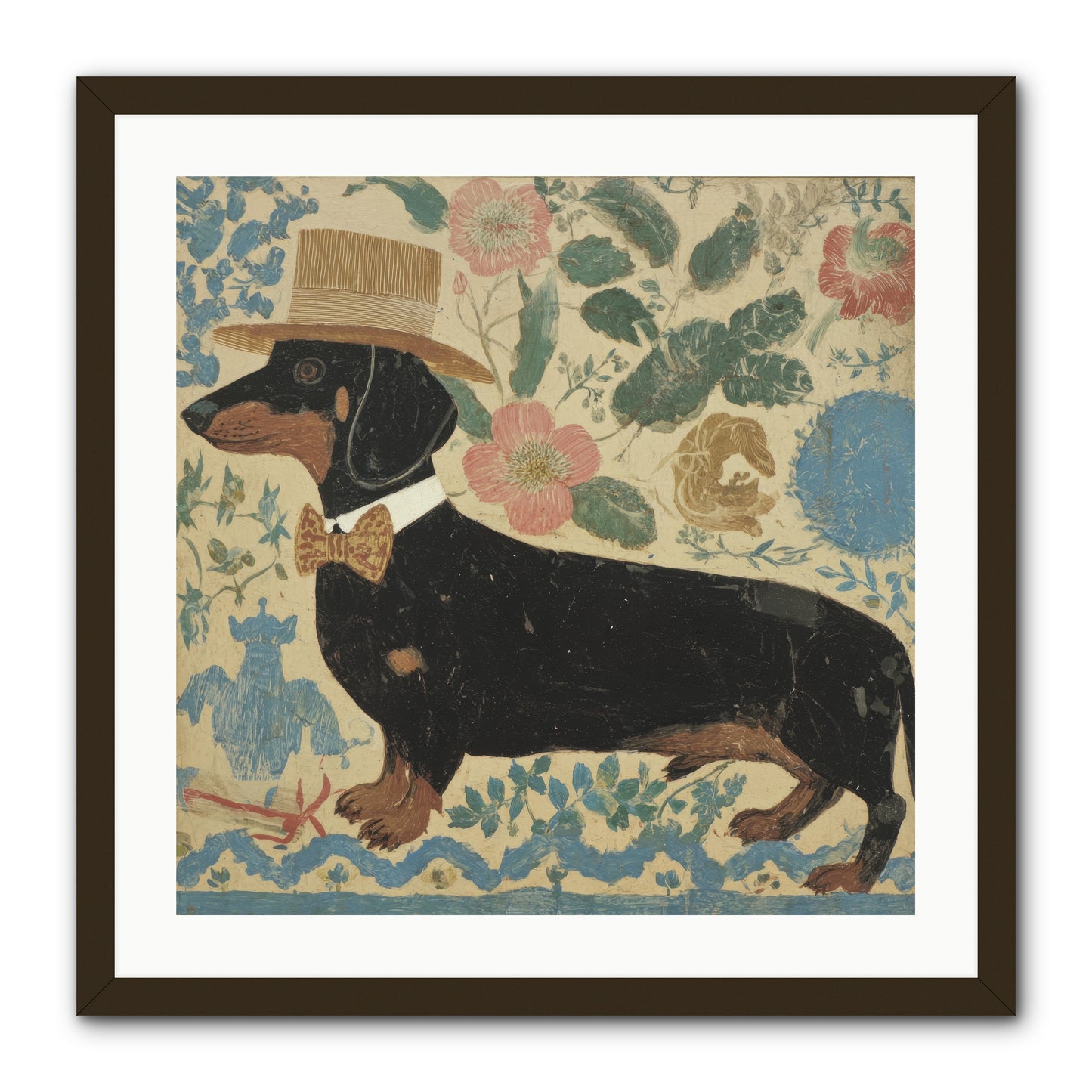 Lilac Boulevard Society -- Framed Print - Black 24x24