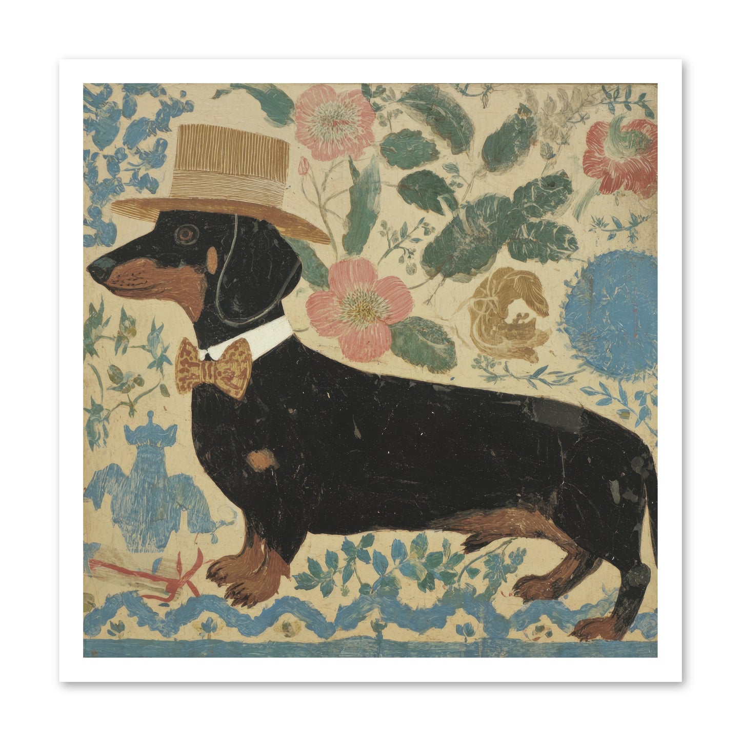 Lilac Boulevard Society -- Loose Canvas Print 24x24