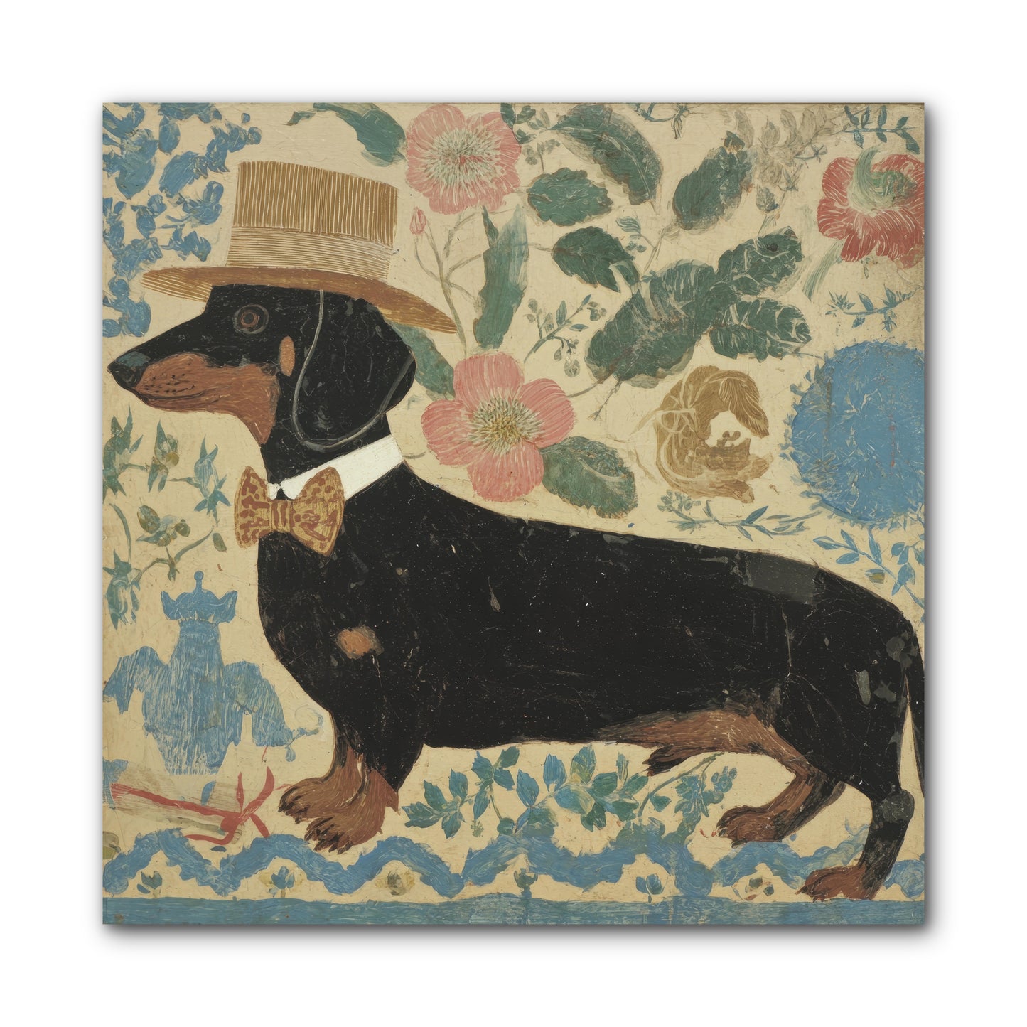 Lilac Boulevard Society -- Wrapped Canvas 10x10