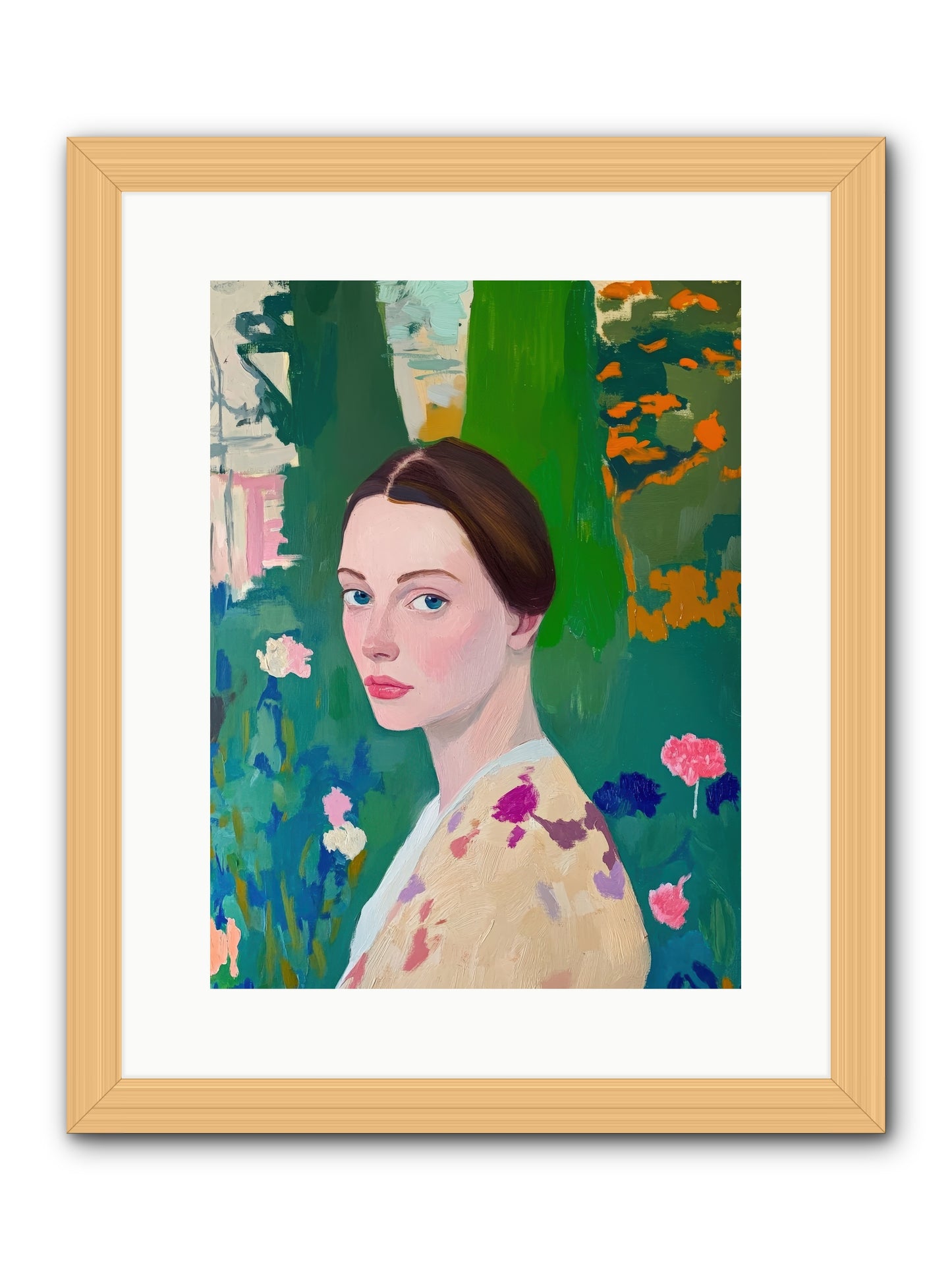 Lily Crane-REZ -- Framed Print - Natural 12x16