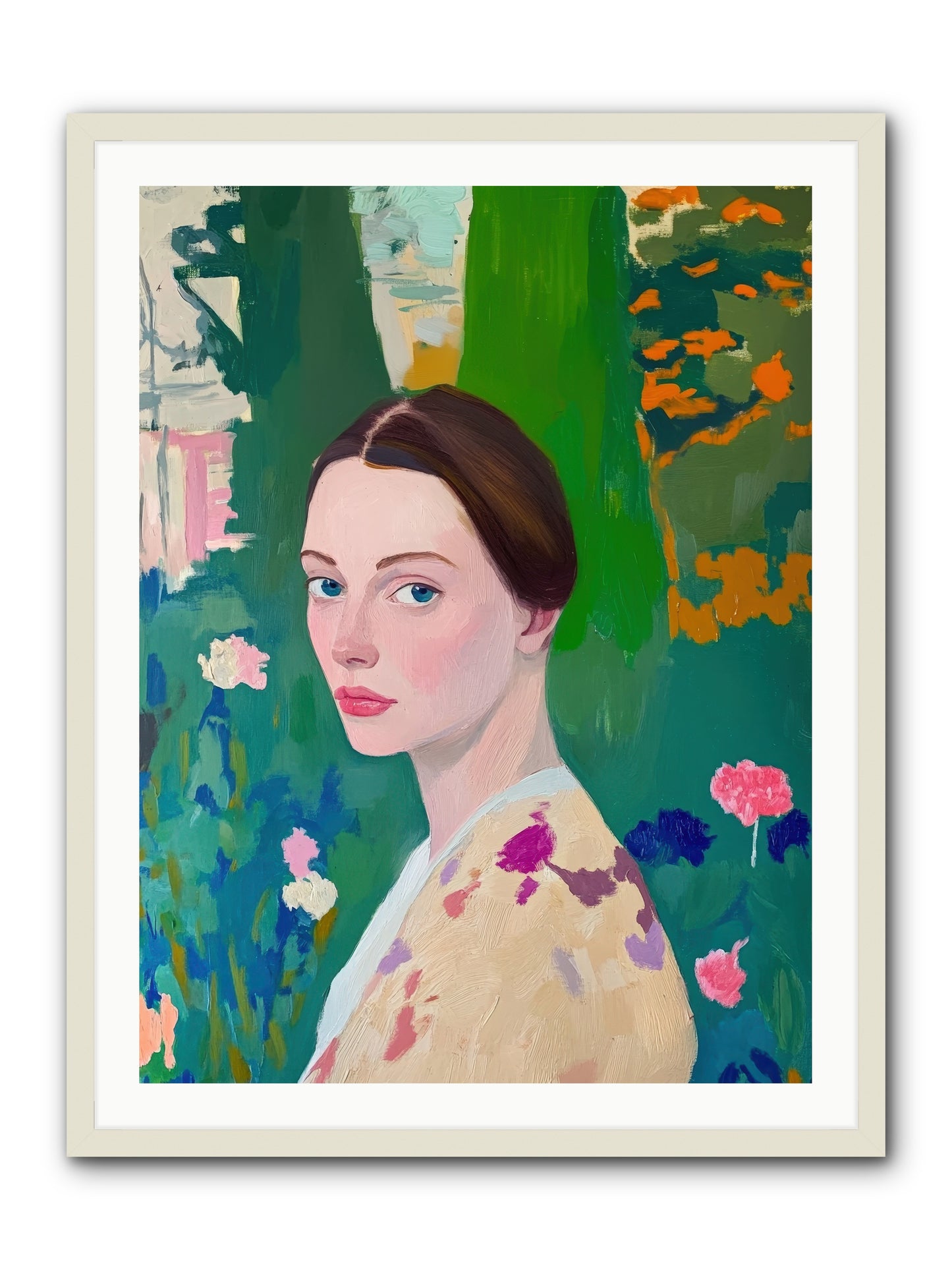 Lily Crane-REZ -- Framed Print - White 30x40
