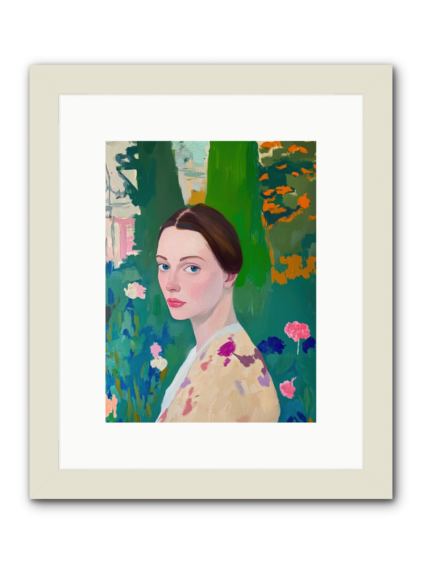 Lily Crane-REZ -- Framed Print - White 9x12