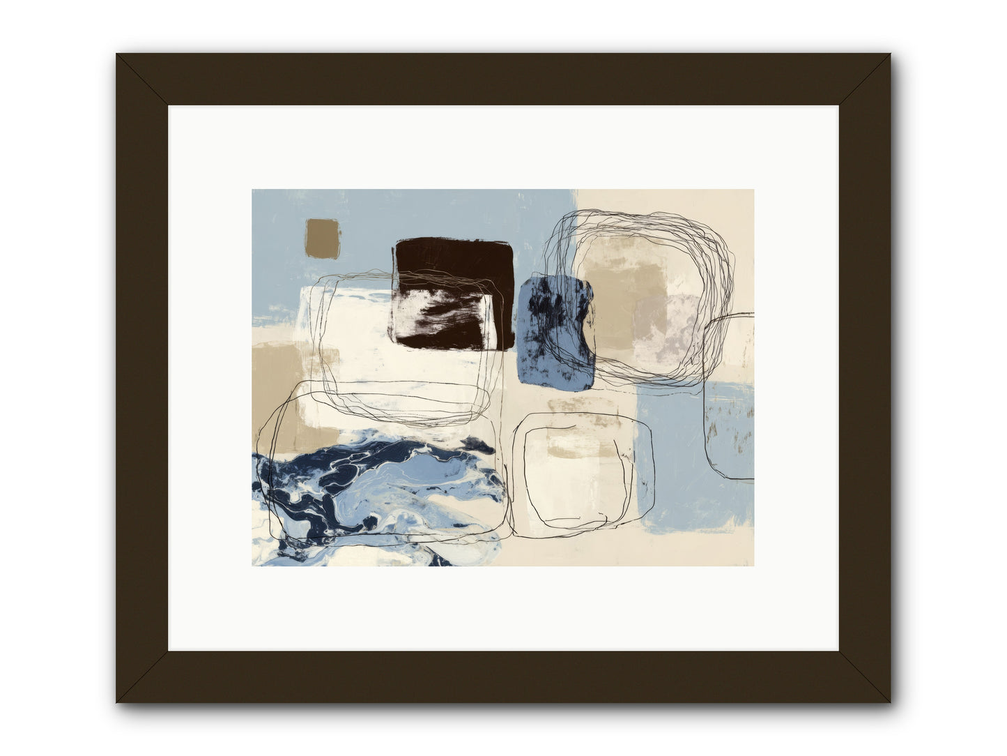 Liminal Rapture -- Framed Print - Black 12x9