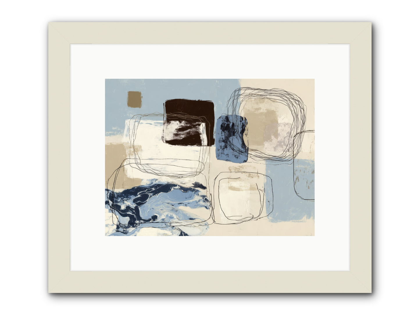 Liminal Rapture -- Framed Print - White 12x9