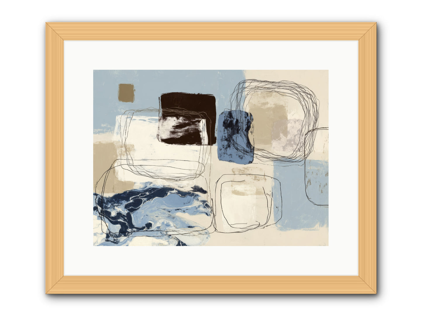 Liminal Rapture -- Framed Print - Natural 16x12