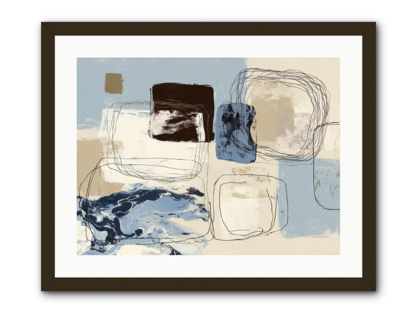 Liminal Rapture -- Framed Print - Black 24x18