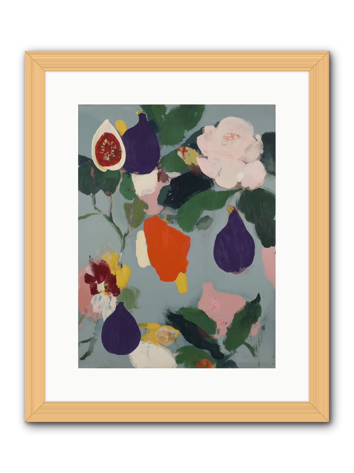 Linger in Shade -- Framed Print - Natural 12x16