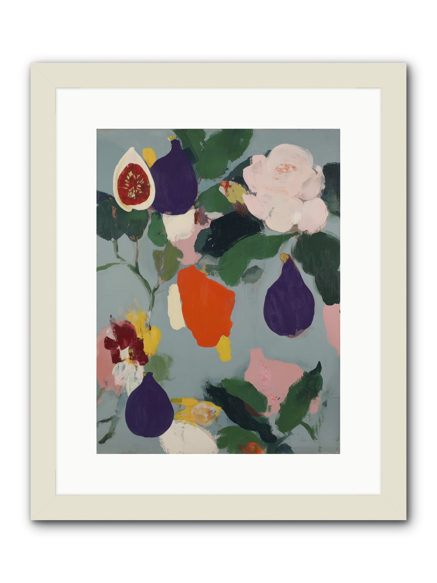Linger in Shade -- Framed Print - White 12x16