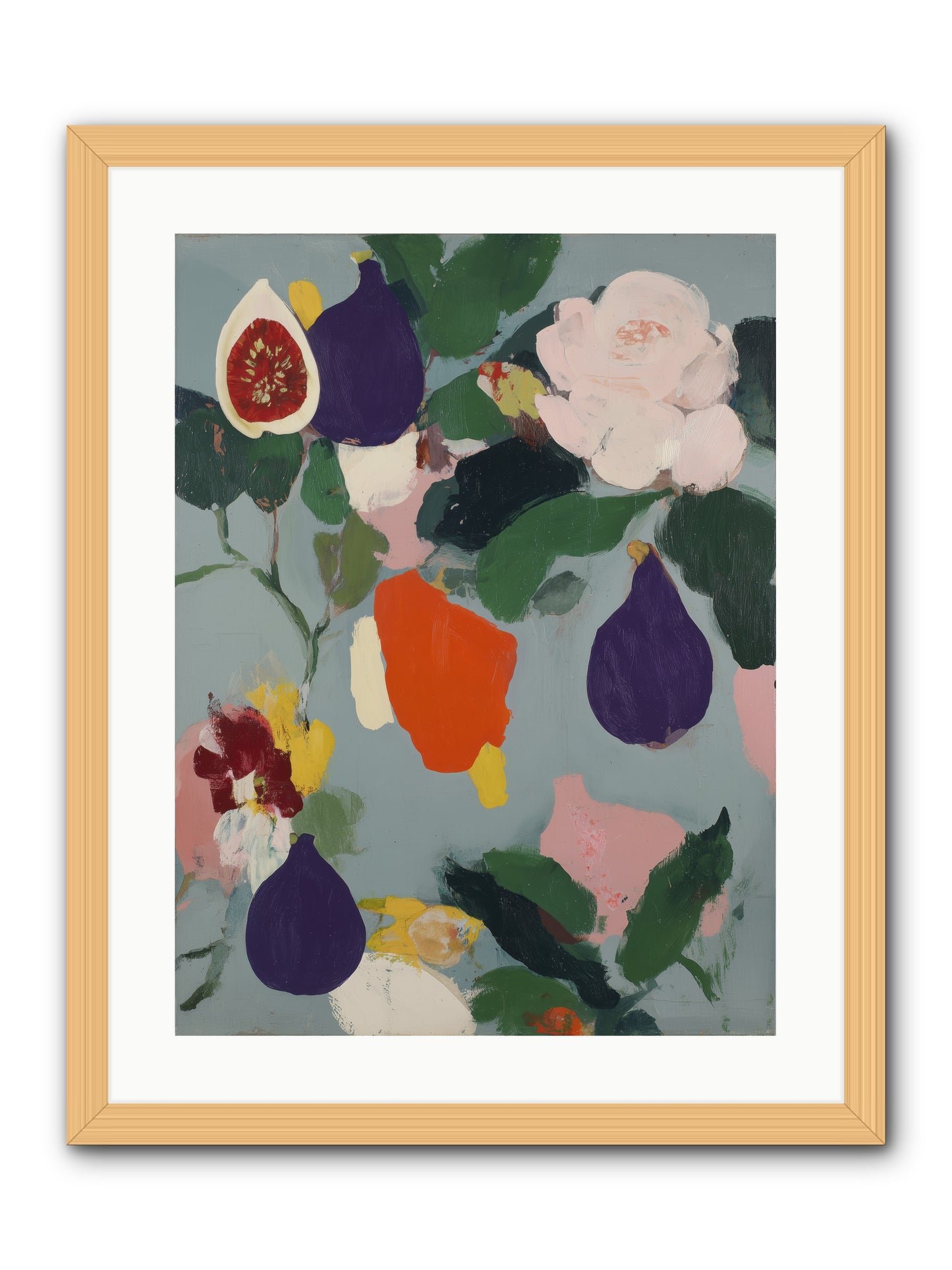 Linger in Shade -- Framed Print - Natural 18x24