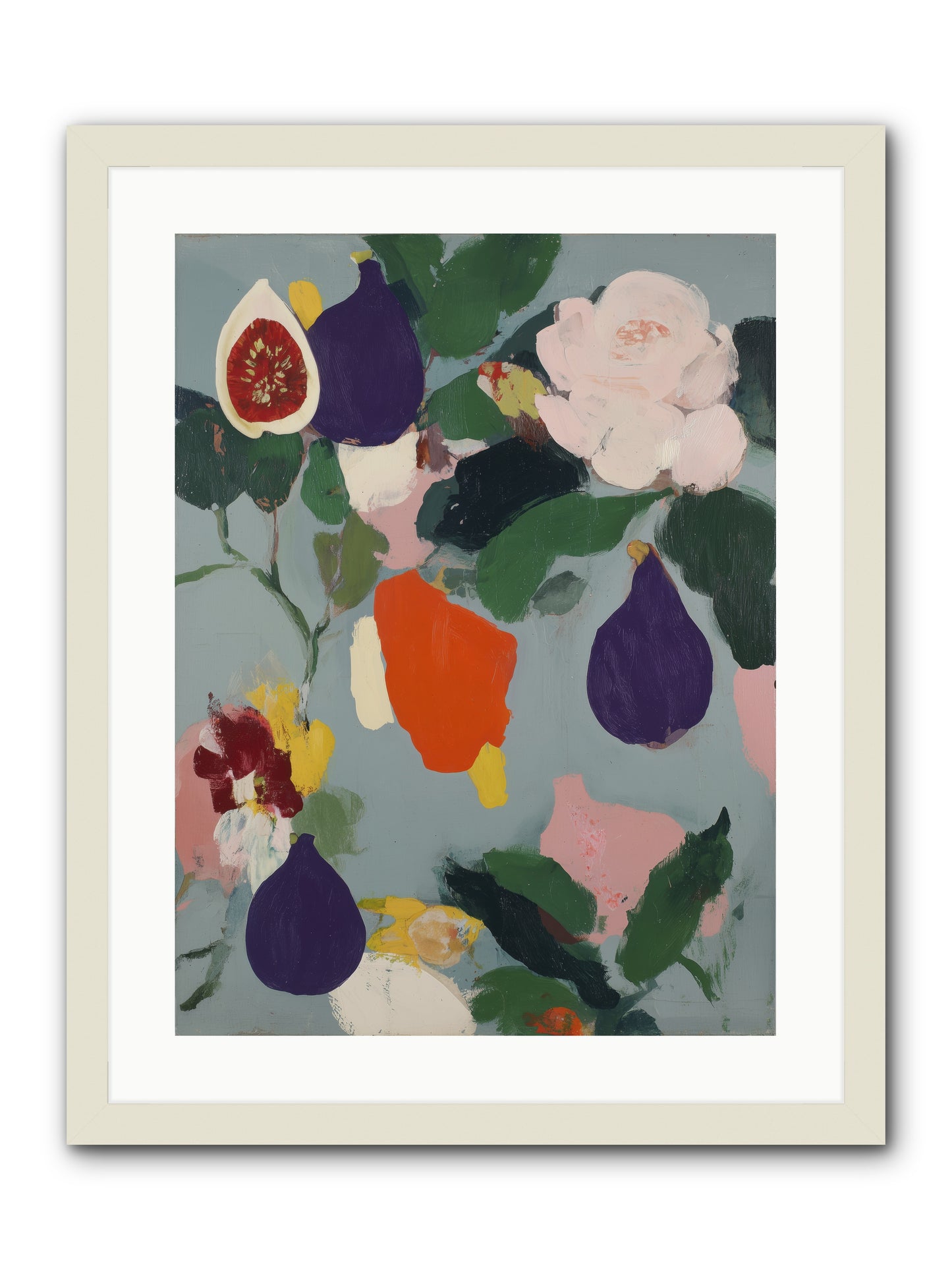 Linger in Shade -- Framed Print - White 18x24