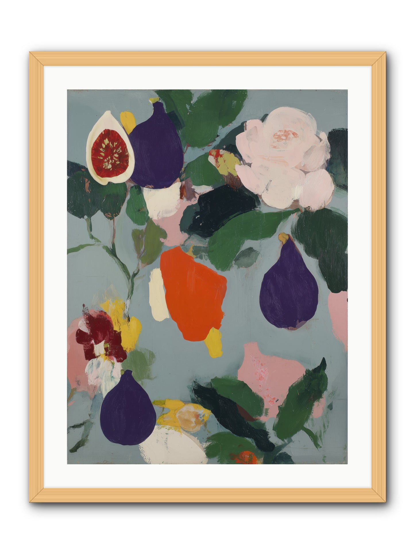 Linger in Shade -- Framed Print - Natural 24x32