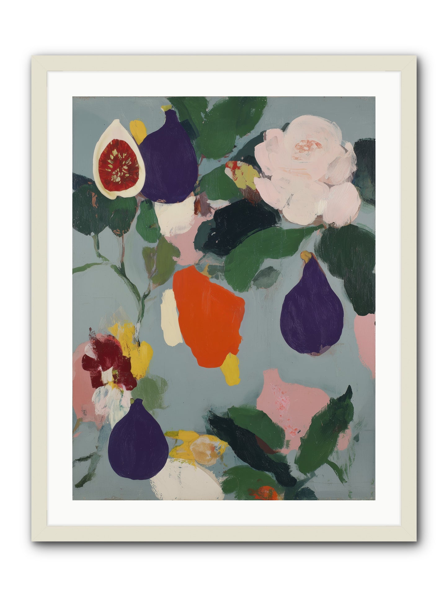 Linger in Shade -- Framed Print - White 24x32