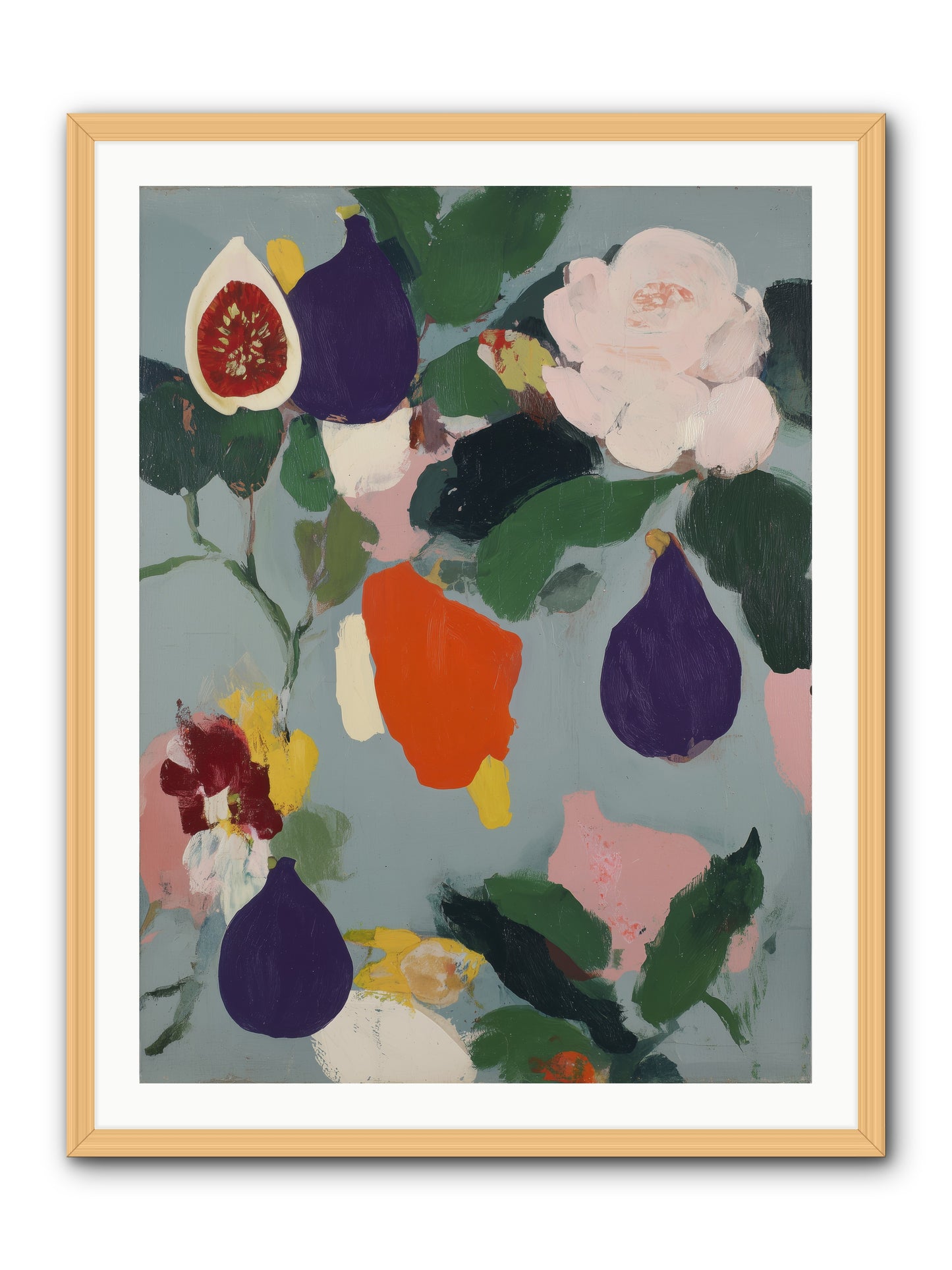 Linger in Shade -- Framed Print - Natural 30x40