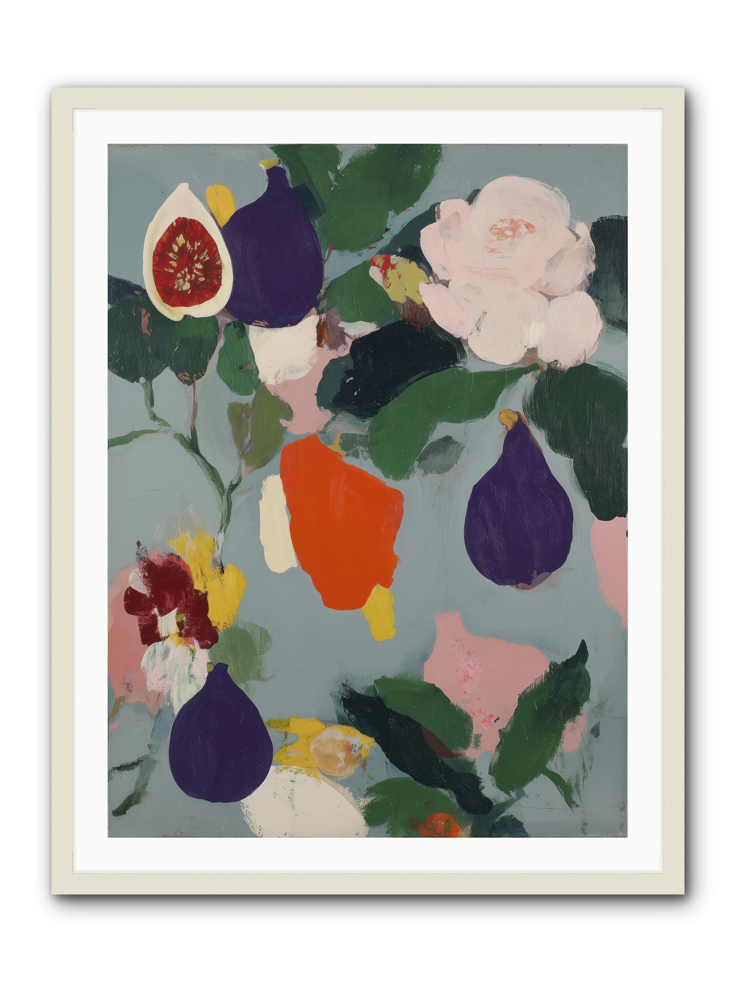 Linger in Shade -- Framed Print - White 30x40