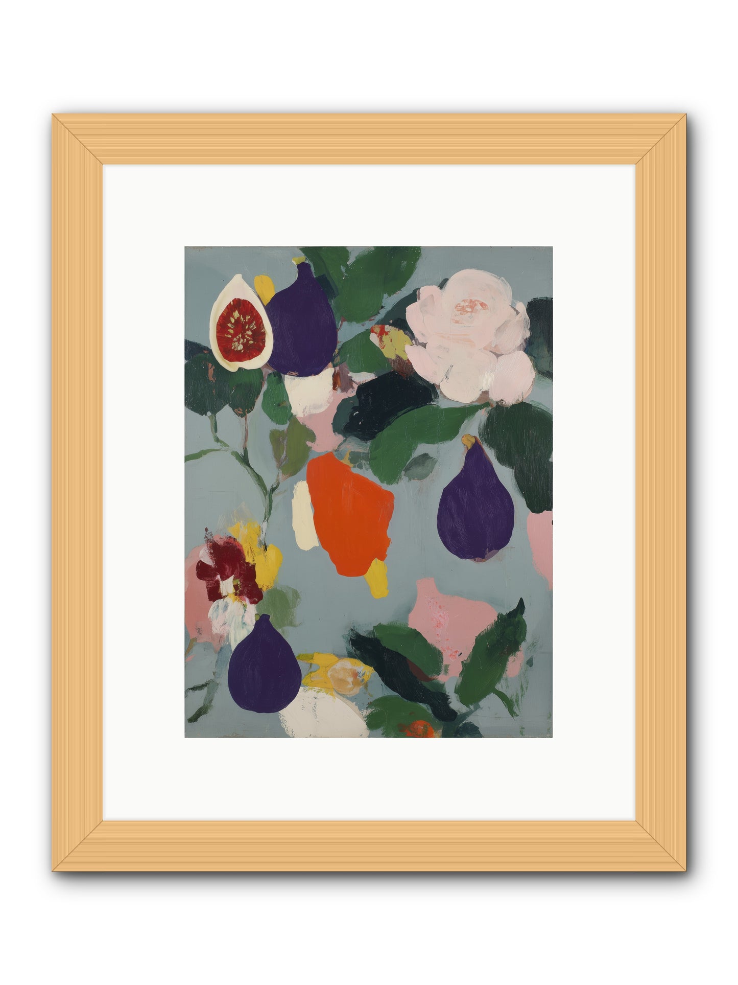 Linger in Shade -- Framed Print - Natural 9x12