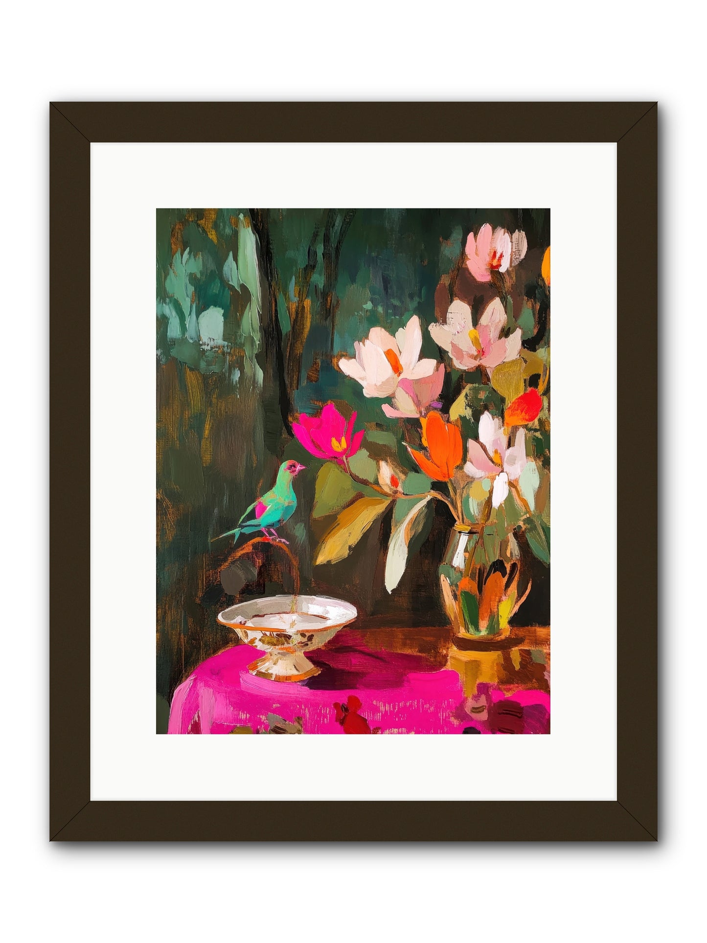 Lingering Spring -- Framed Print - Black 12x16