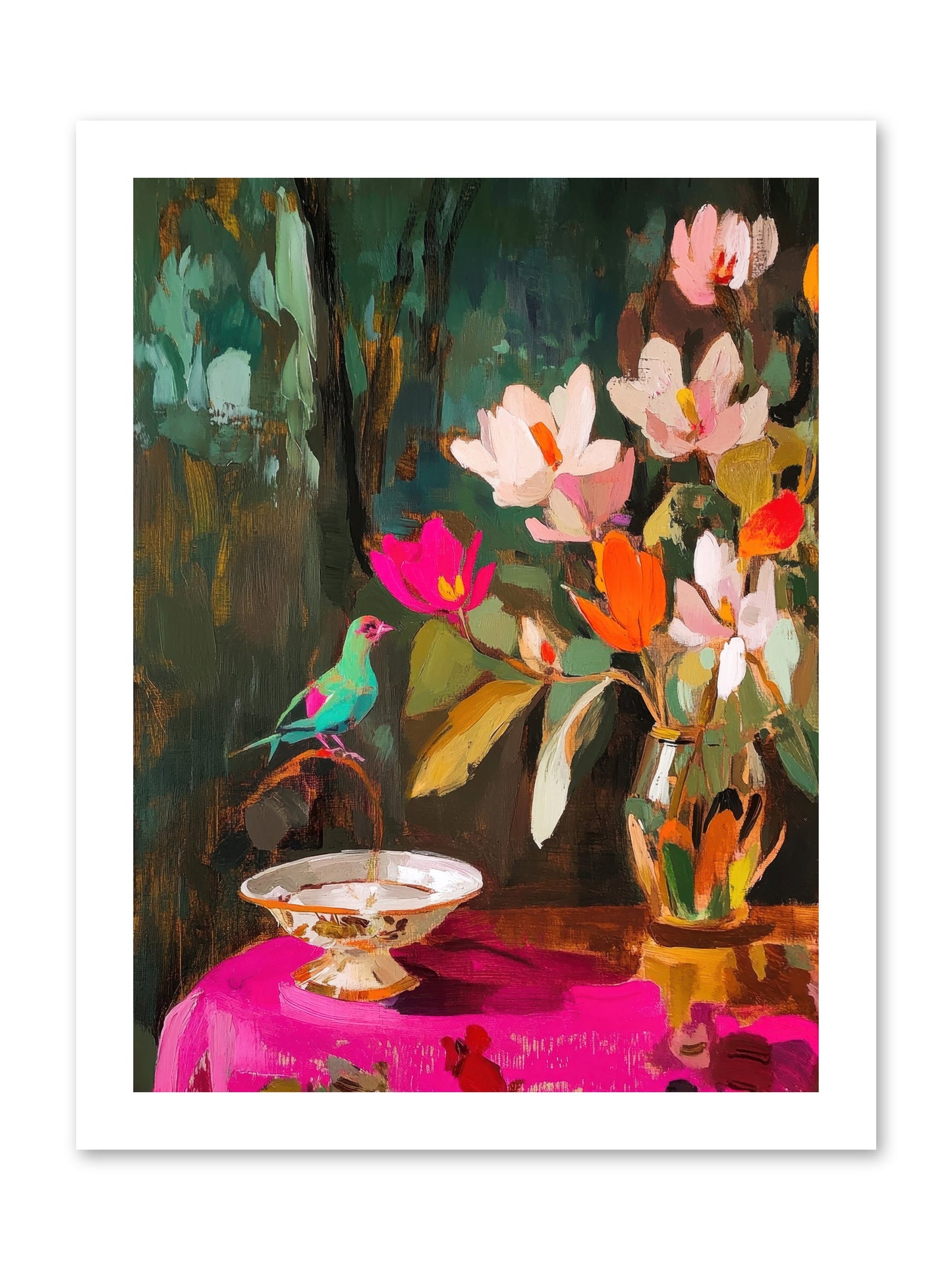 Lingering Spring -- Paper Print 12x16