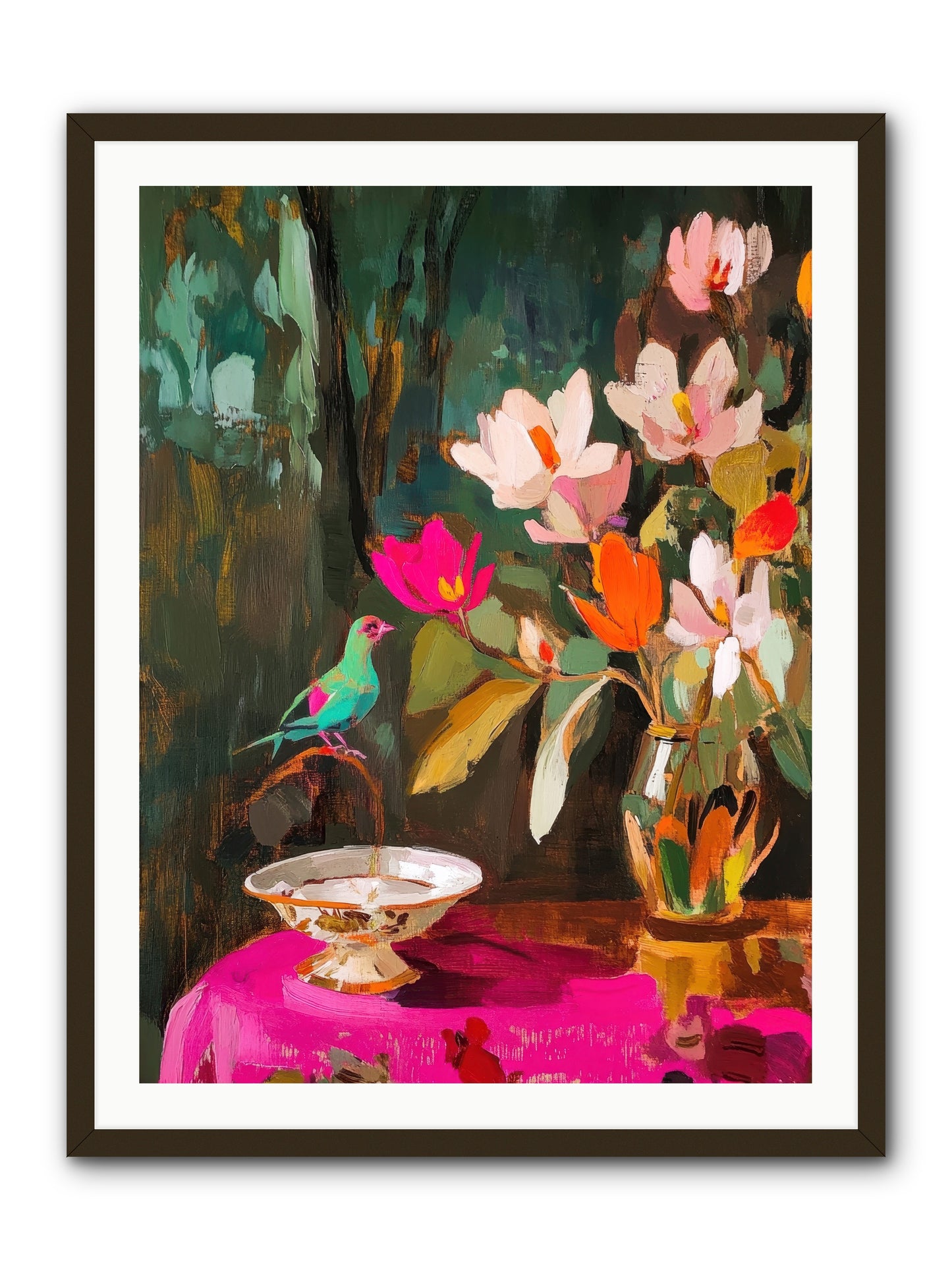 Lingering Spring -- Framed Print - Black 30x40