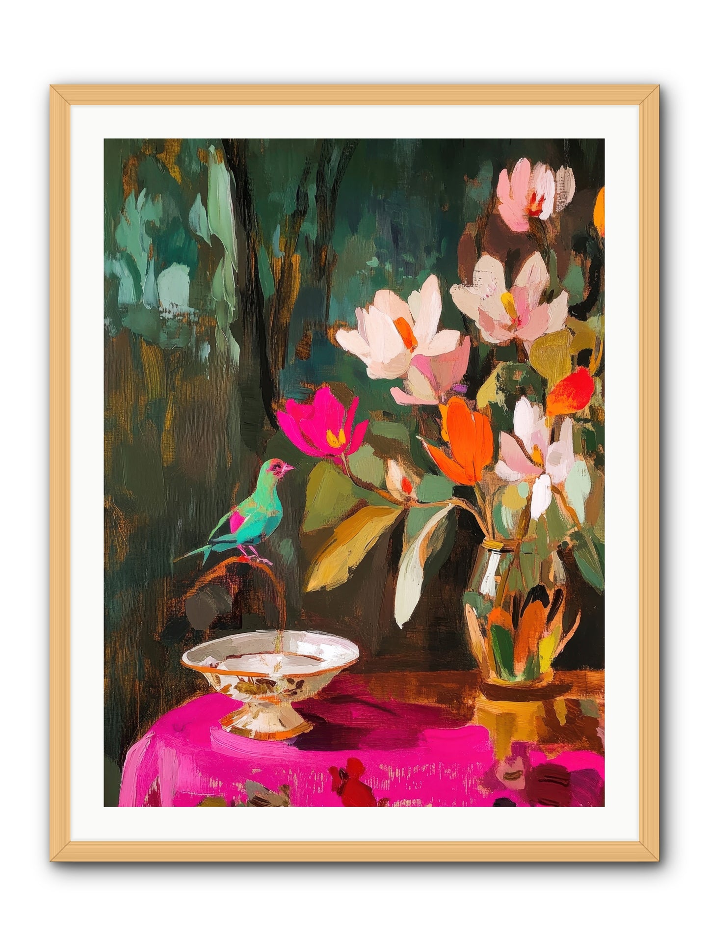Lingering Spring -- Framed Print - Natural 30x40