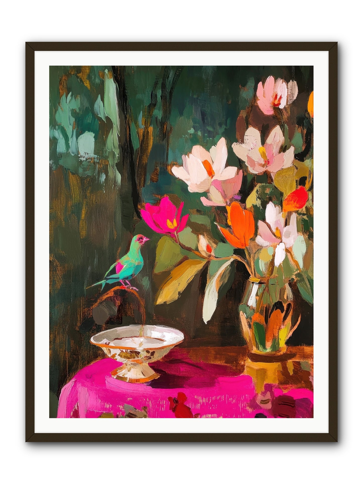 Lingering Spring -- Framed Print - Black 36x48