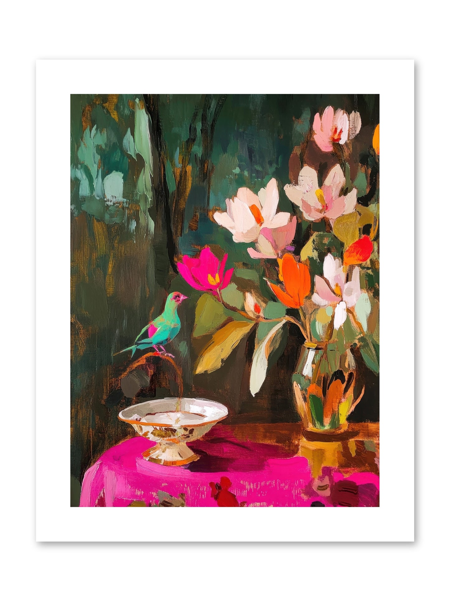 Lingering Spring -- Paper Print 9x12