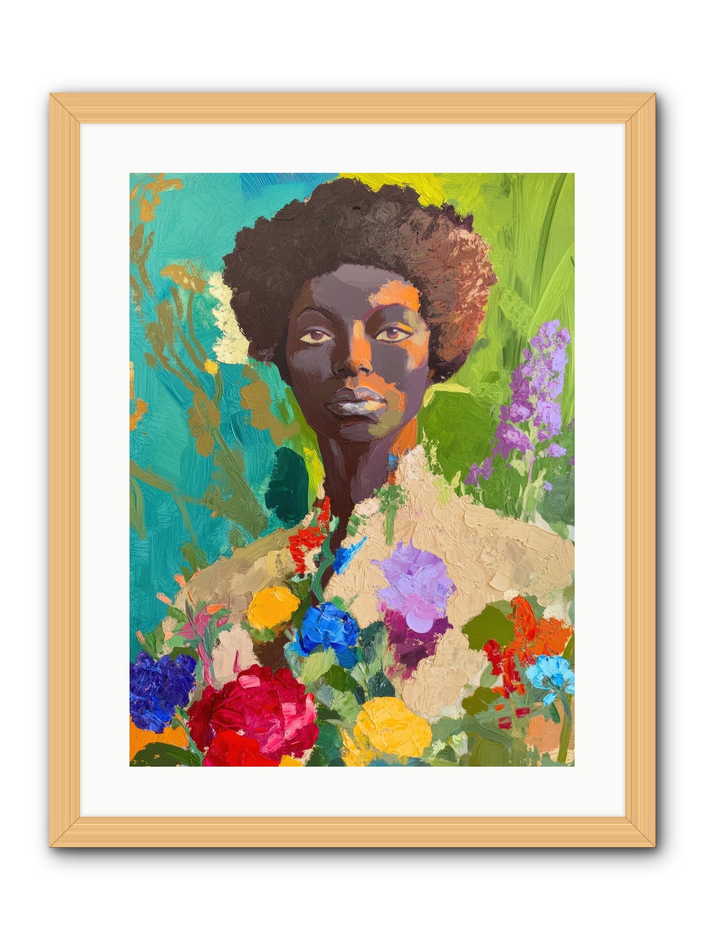 Linnea Dove-REZ -- Framed Print - Natural 18x24