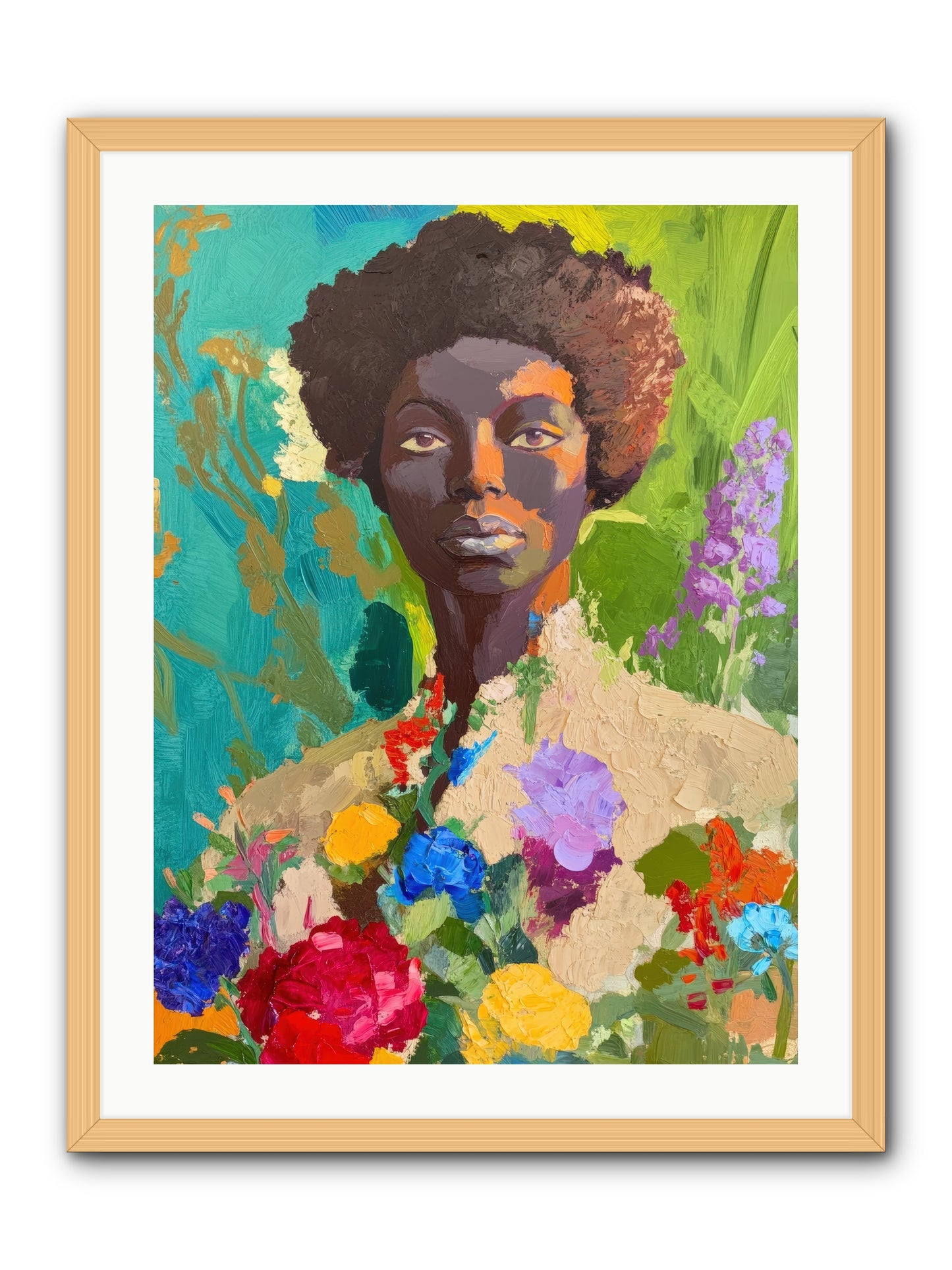 Linnea Dove-REZ -- Framed Print - Natural 24x32