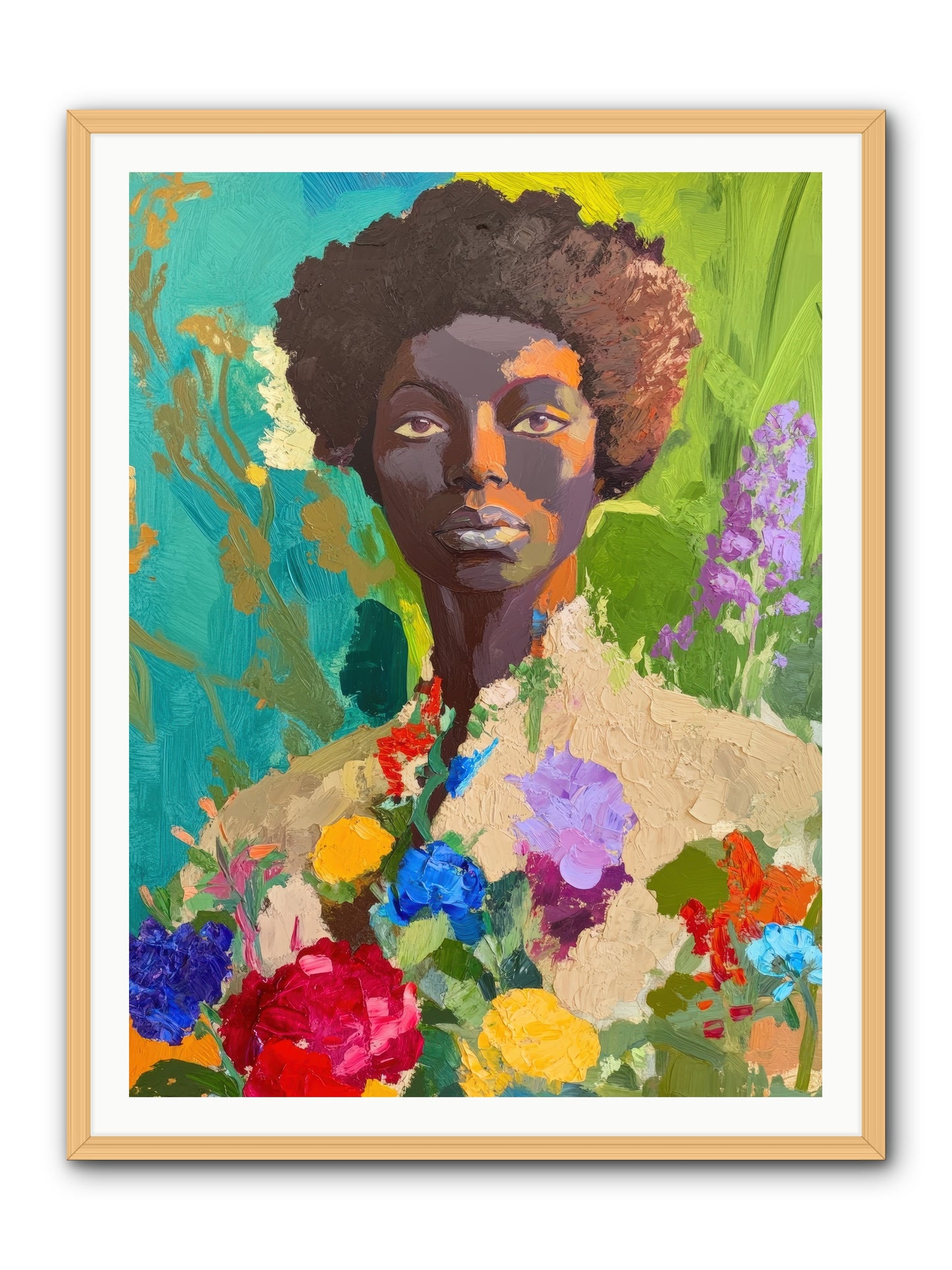 Linnea Dove-REZ -- Framed Print - Natural 36x48