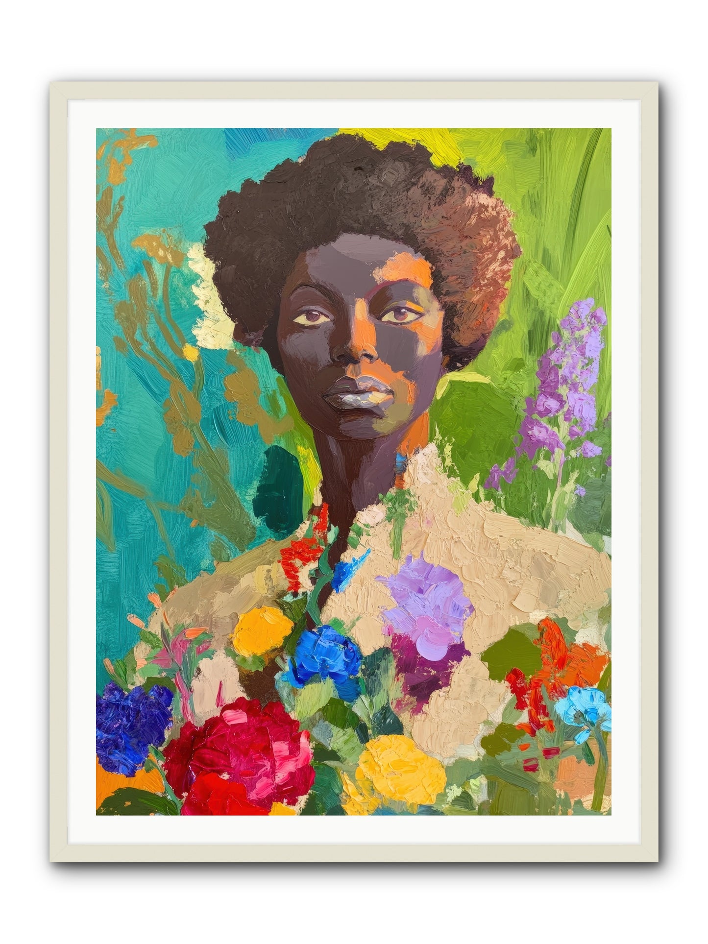Linnea Dove-REZ -- Framed Print - White 36x48