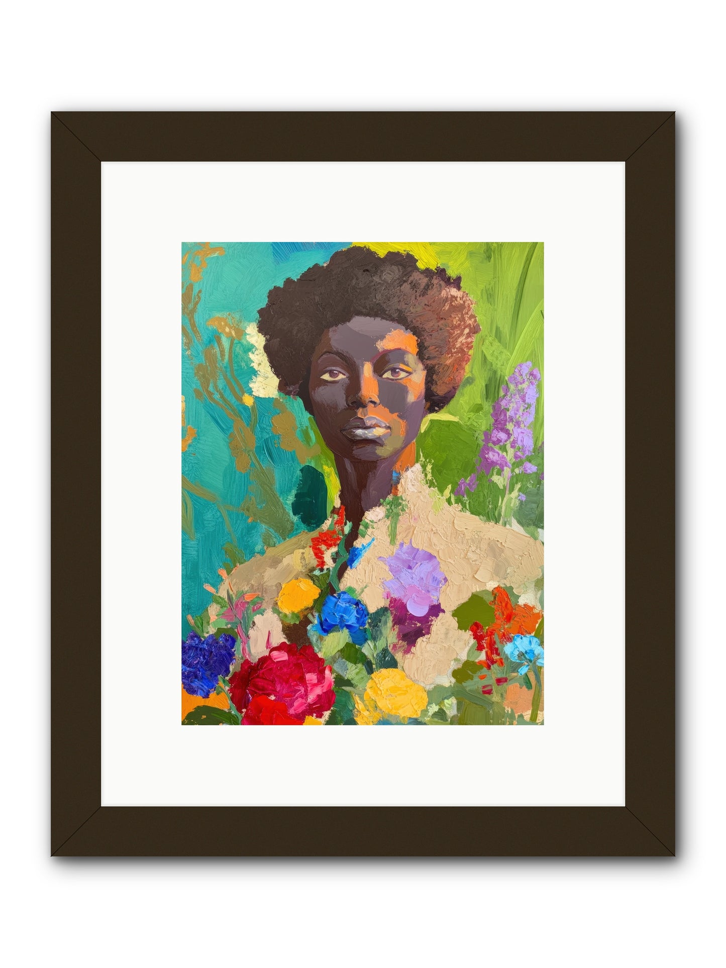Linnea Dove-REZ -- Framed Print - Black 9x12
