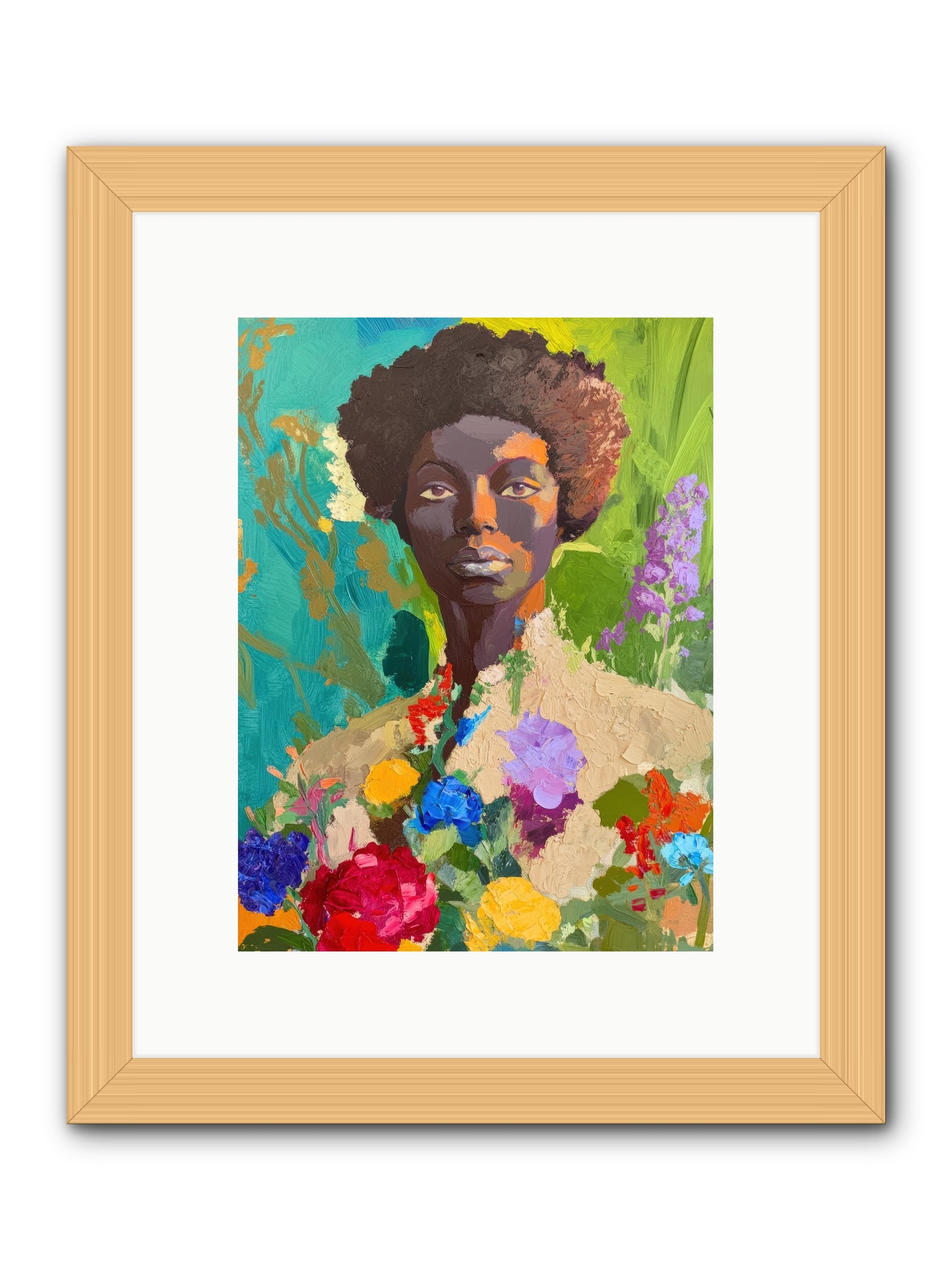 Linnea Dove-REZ -- Framed Print - Natural 9x12
