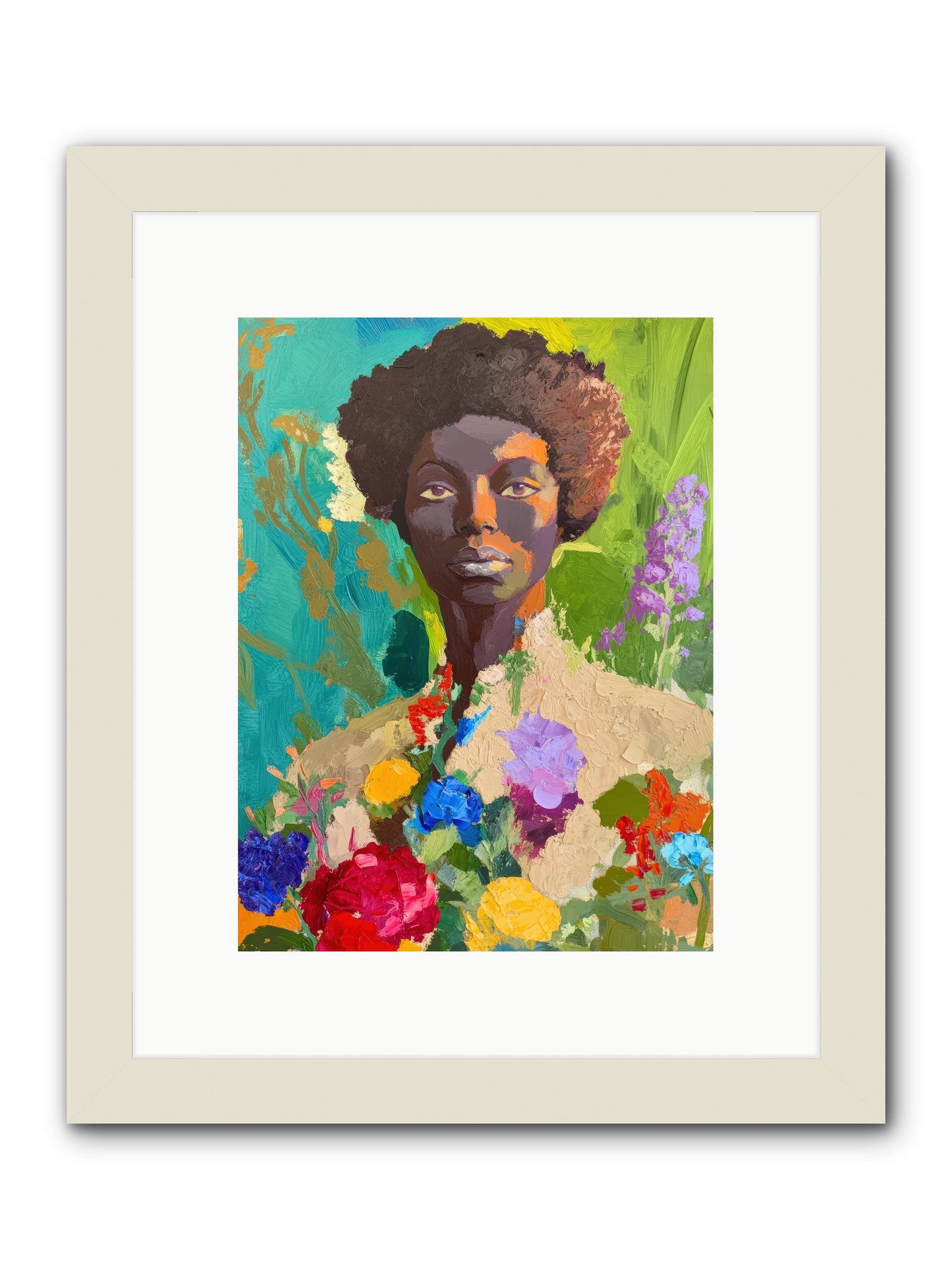 Linnea Dove-REZ -- Framed Print - White 9x12