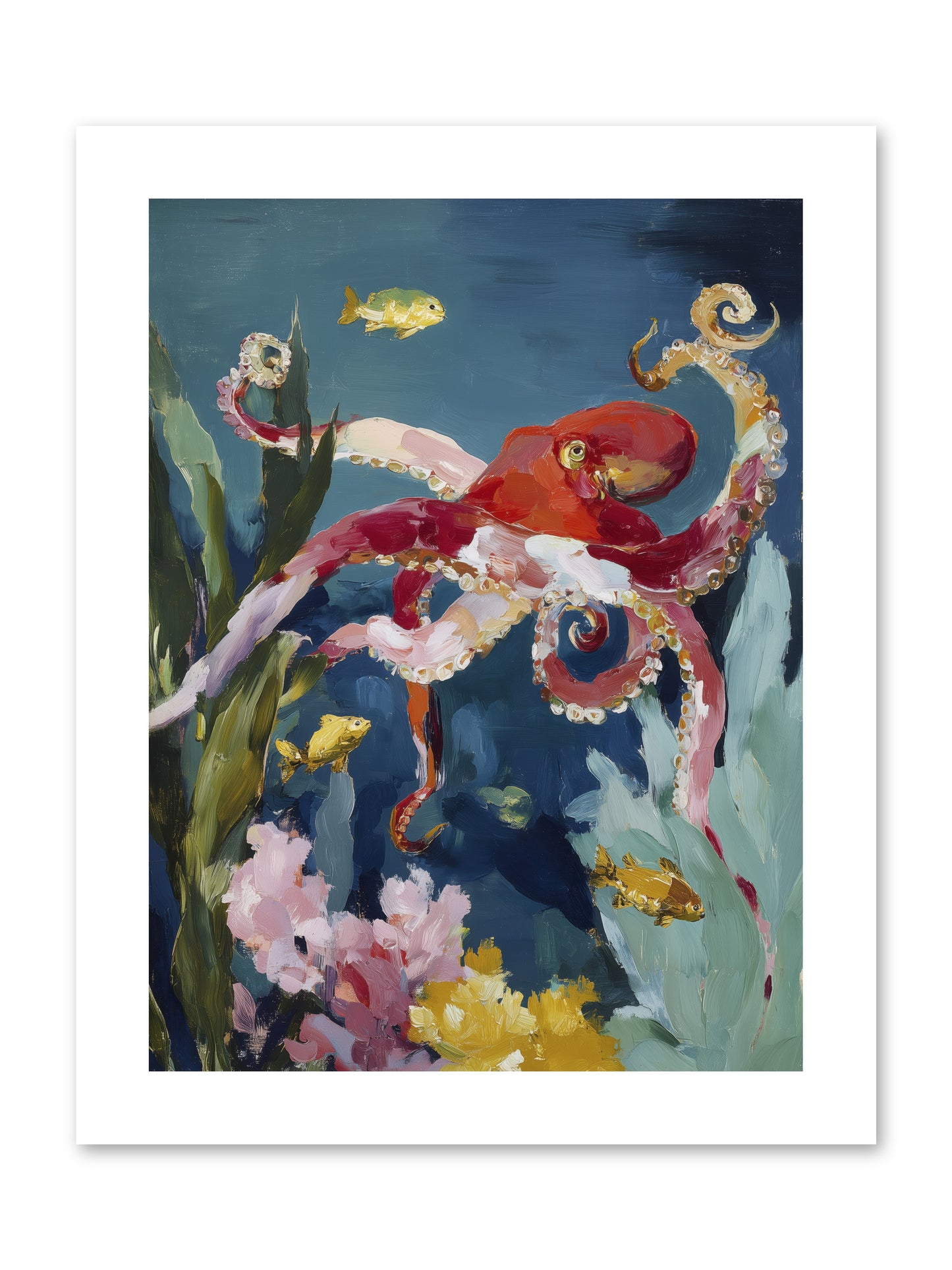 Liquid Ballrooms -- Loose Canvas Print 9x12