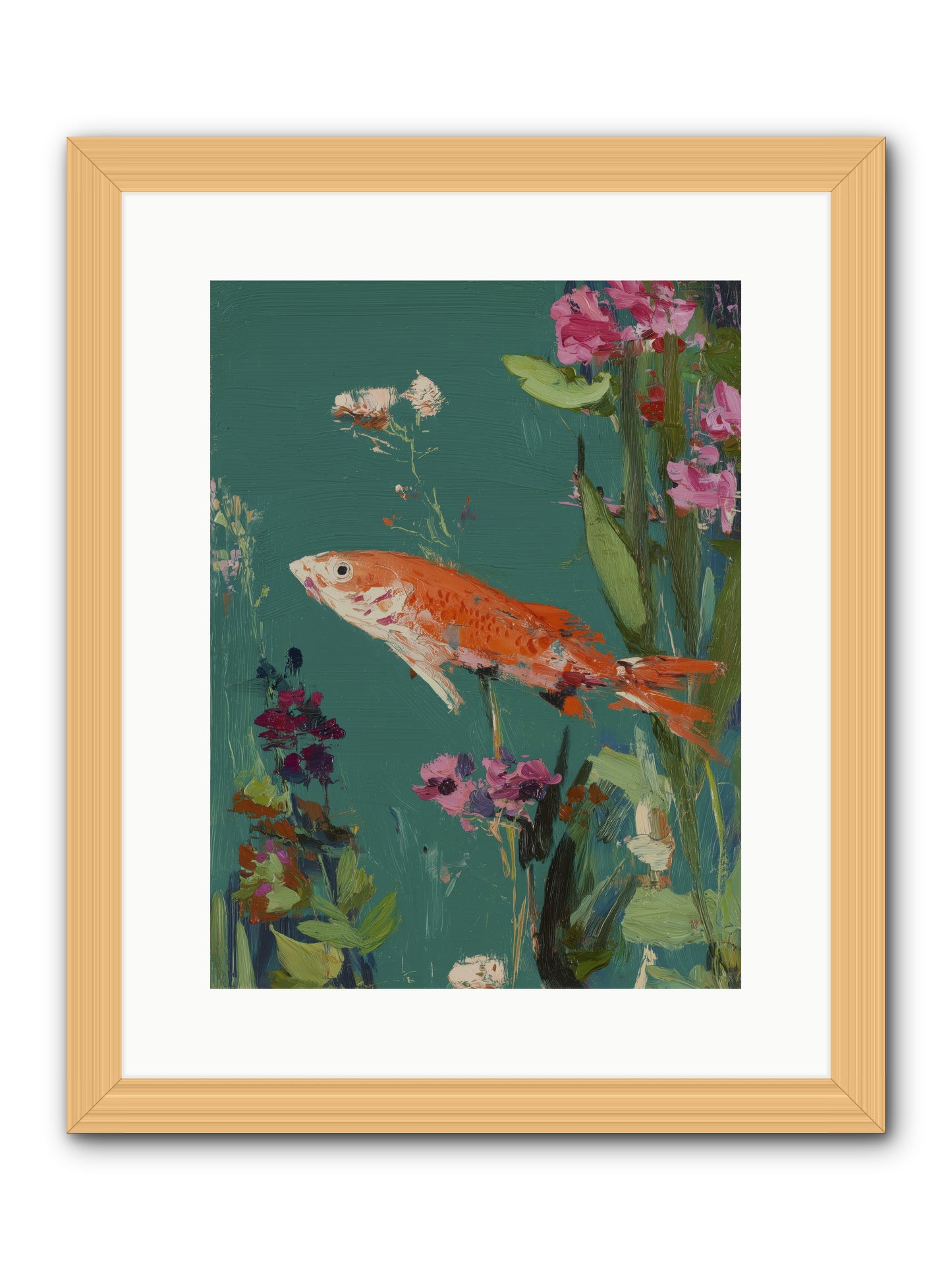 Liquid Sunshine -- Framed Print - Natural 12x16