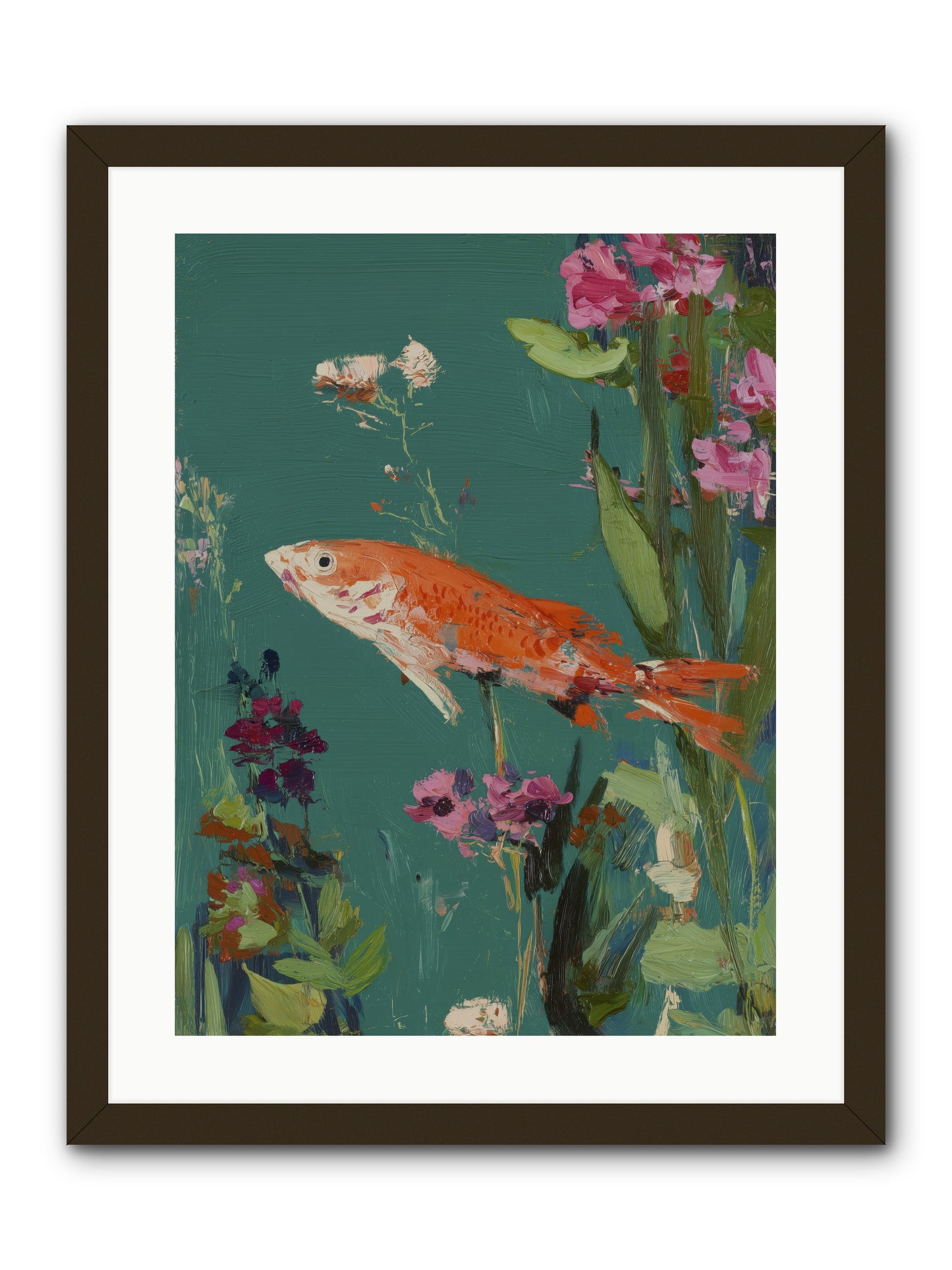 Liquid Sunshine -- Framed Print - Black 18x24