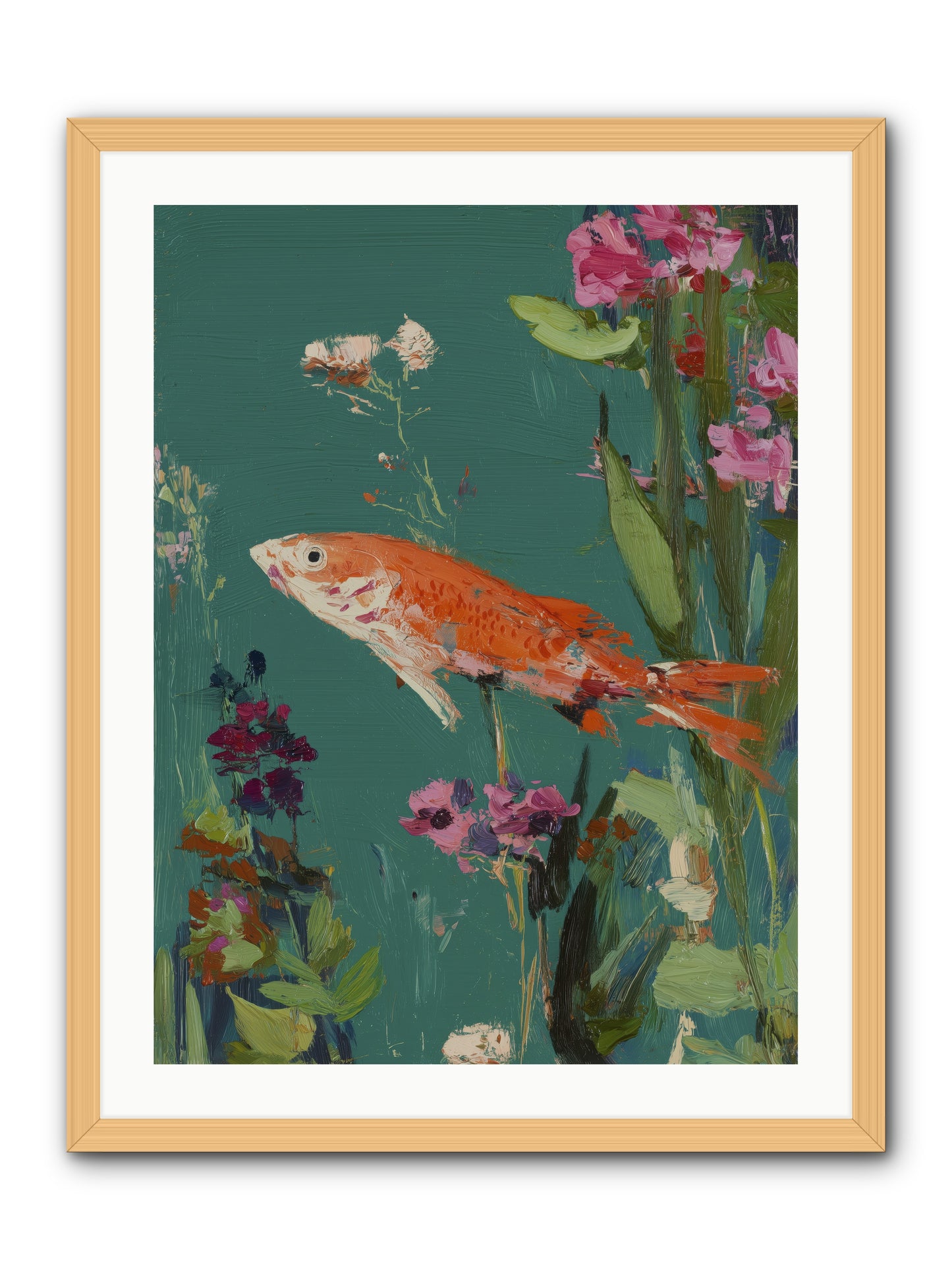 Liquid Sunshine -- Framed Print - Natural 24x32