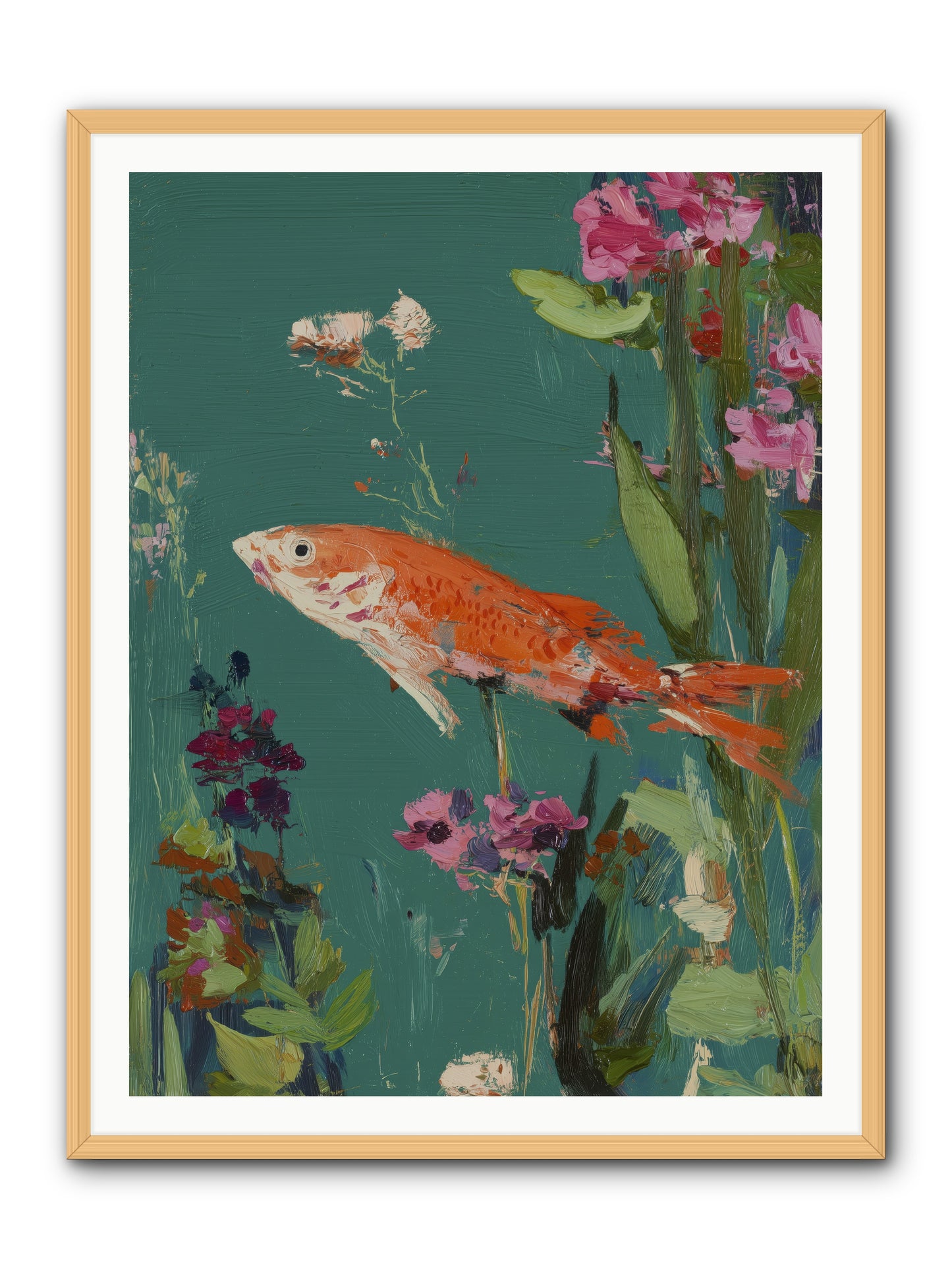 Liquid Sunshine -- Framed Print - Natural 36x48