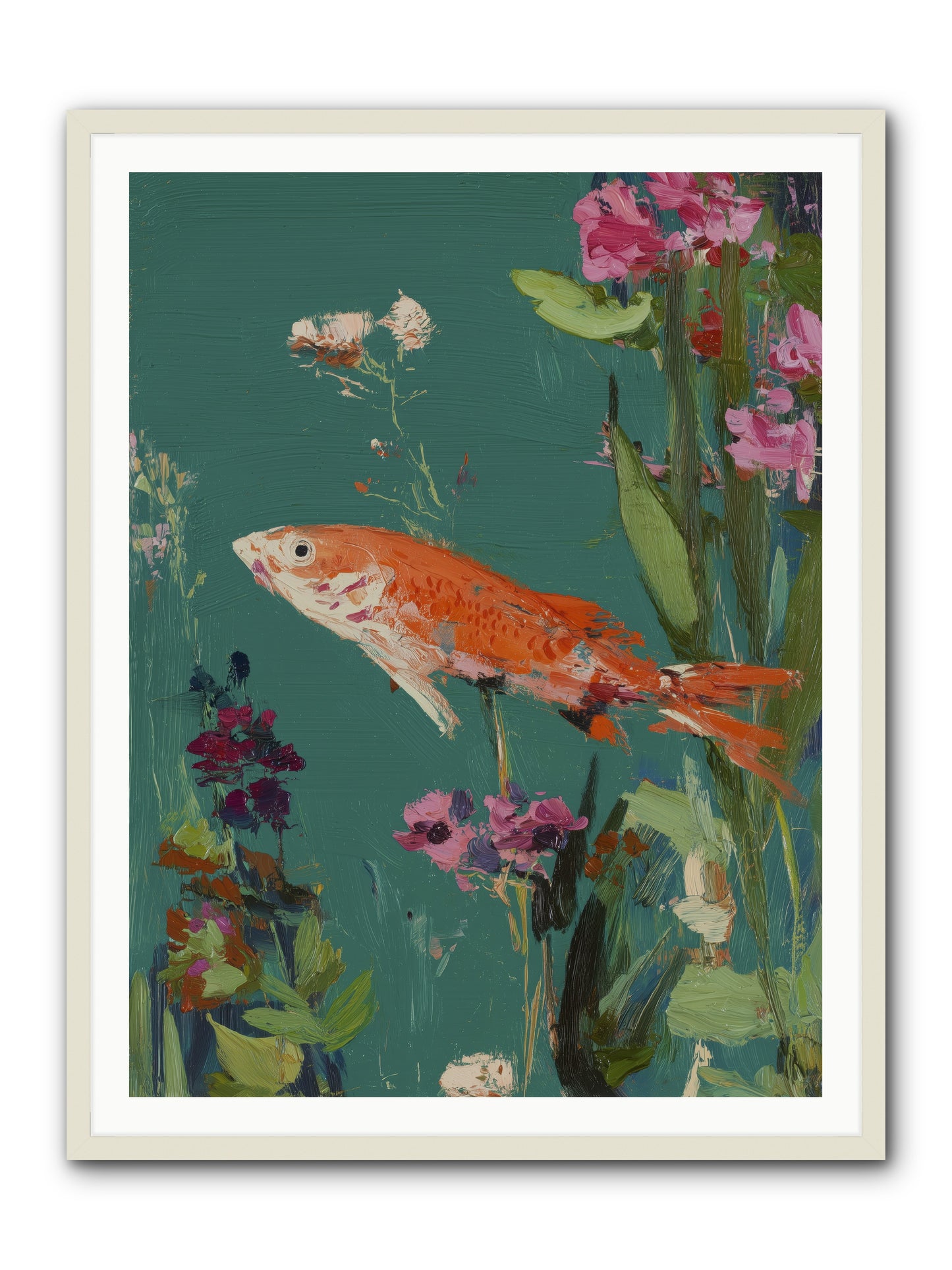 Liquid Sunshine -- Framed Print - White 36x48