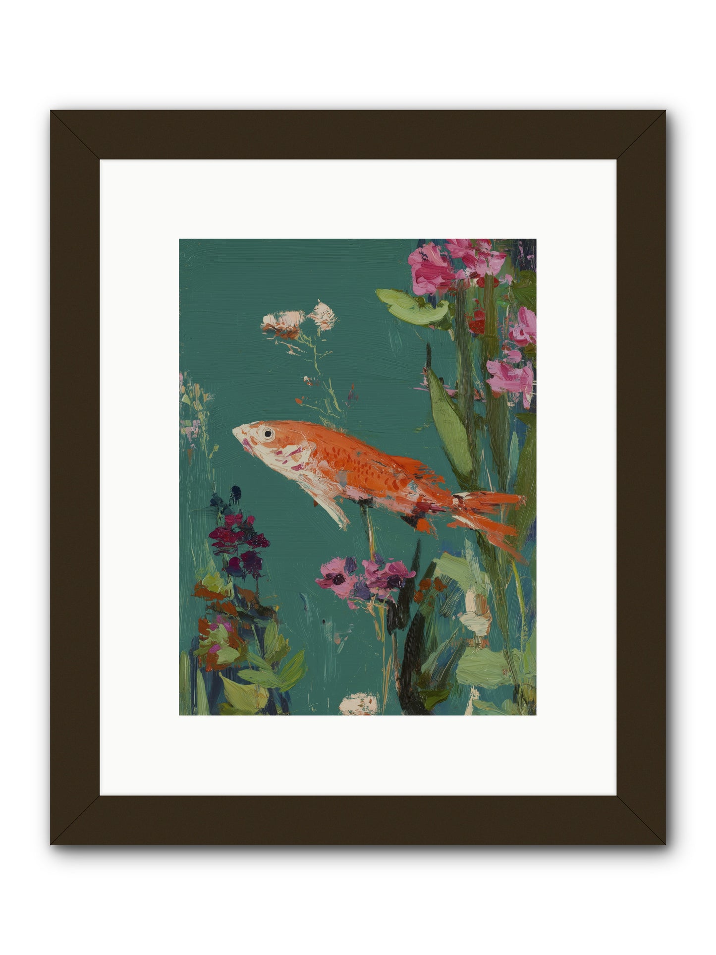Liquid Sunshine -- Framed Print - Black 9x12