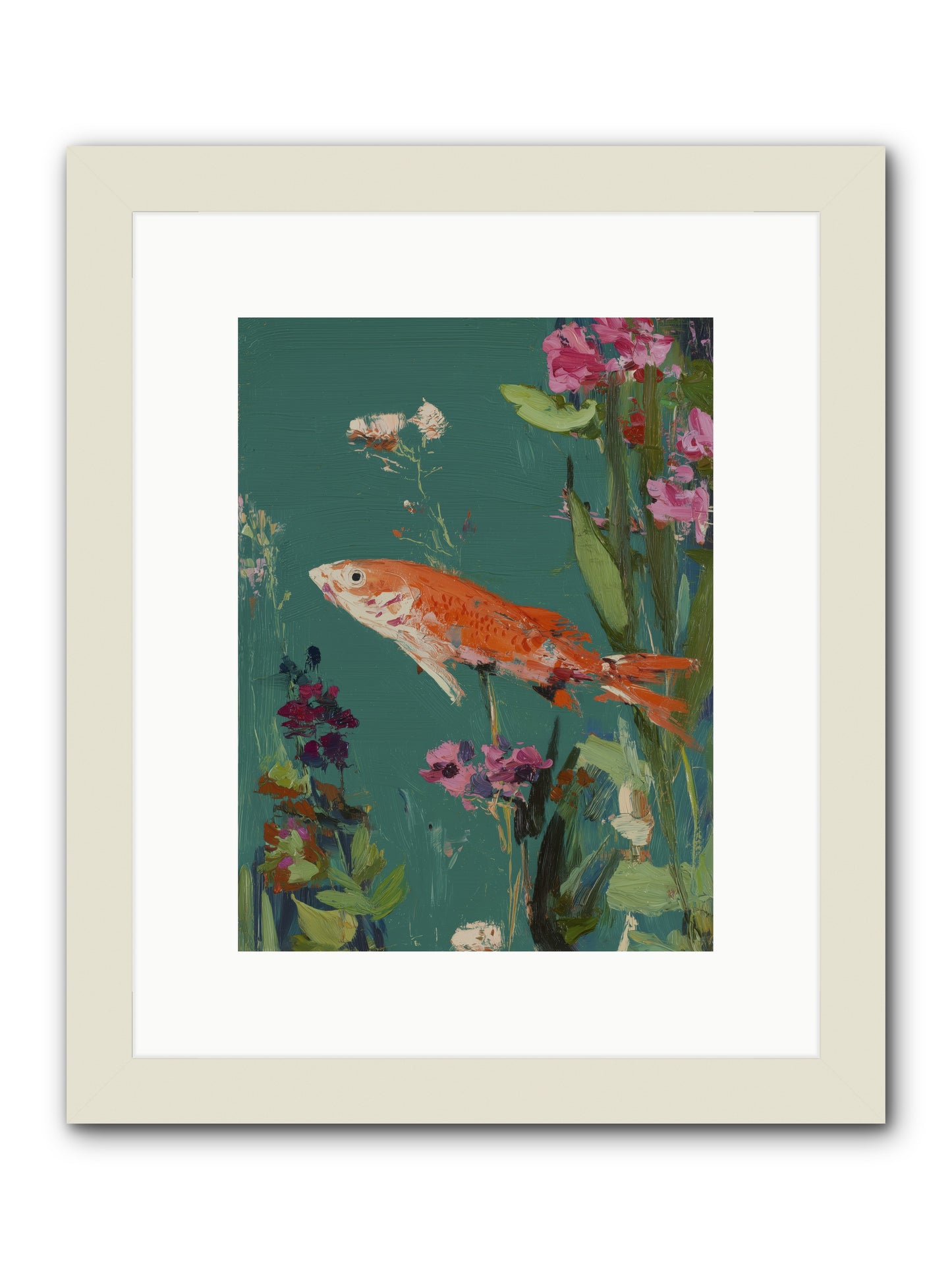 Liquid Sunshine -- Framed Print - White 9x12