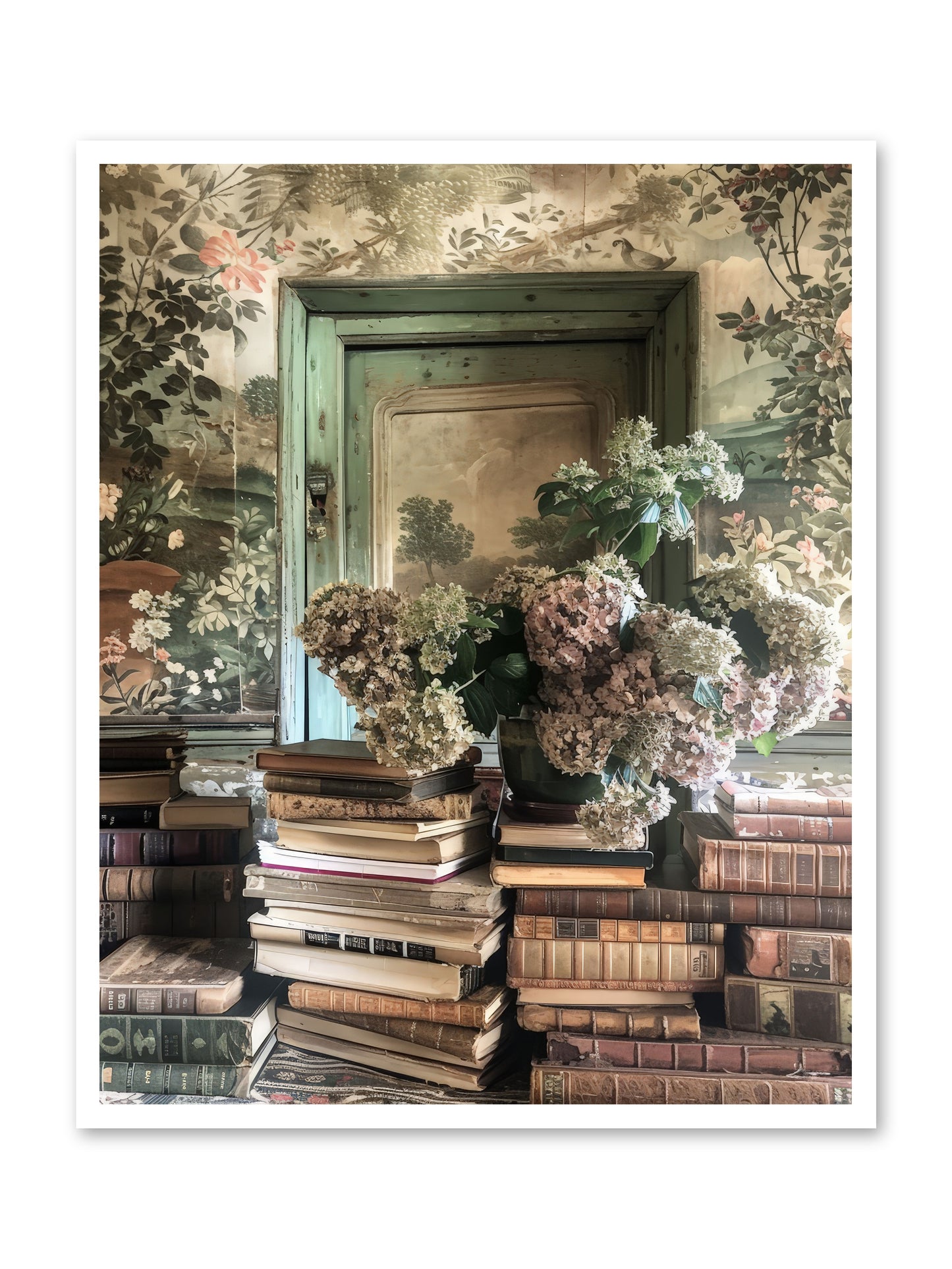 Literary Garden -- Paper Print 32x40